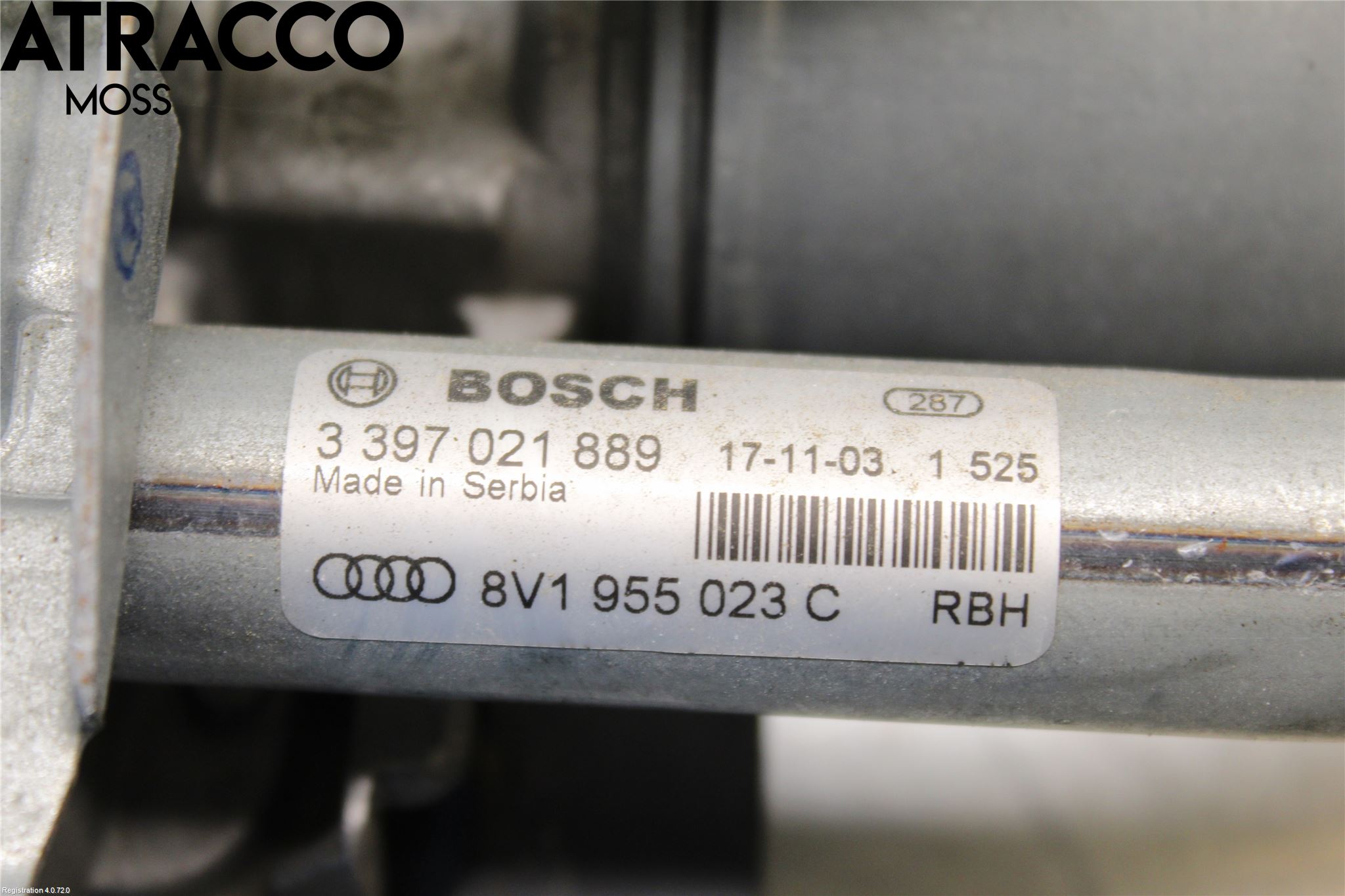 Audi A3/S3 8V 13-20 Viskermotor Frontrute