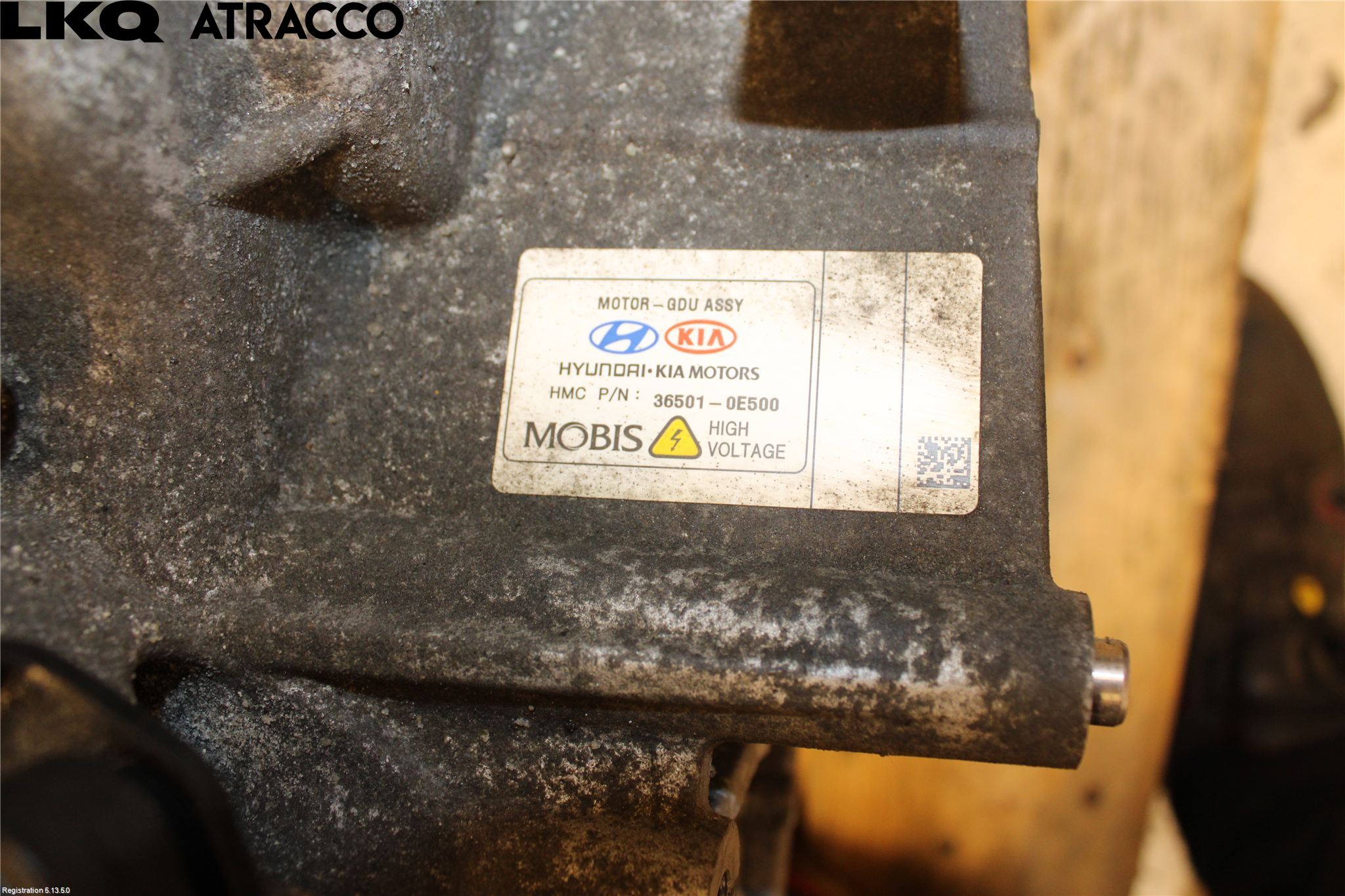 Hyundai IONIQ AE 17-22 Motor Elektrisk Fram
