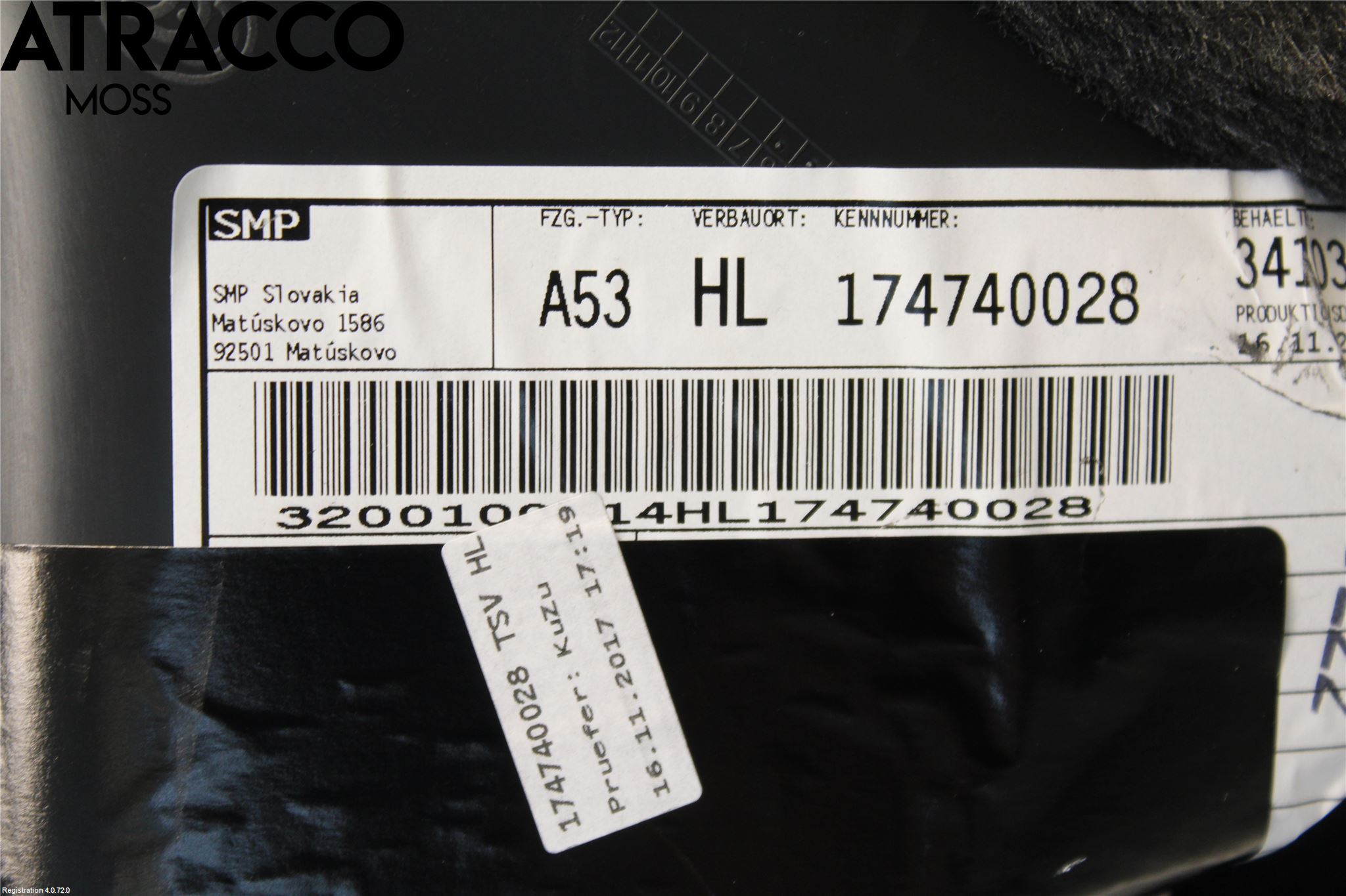 Audi A3/S3 8V 13-20 Innr Dørtrekk Venstre