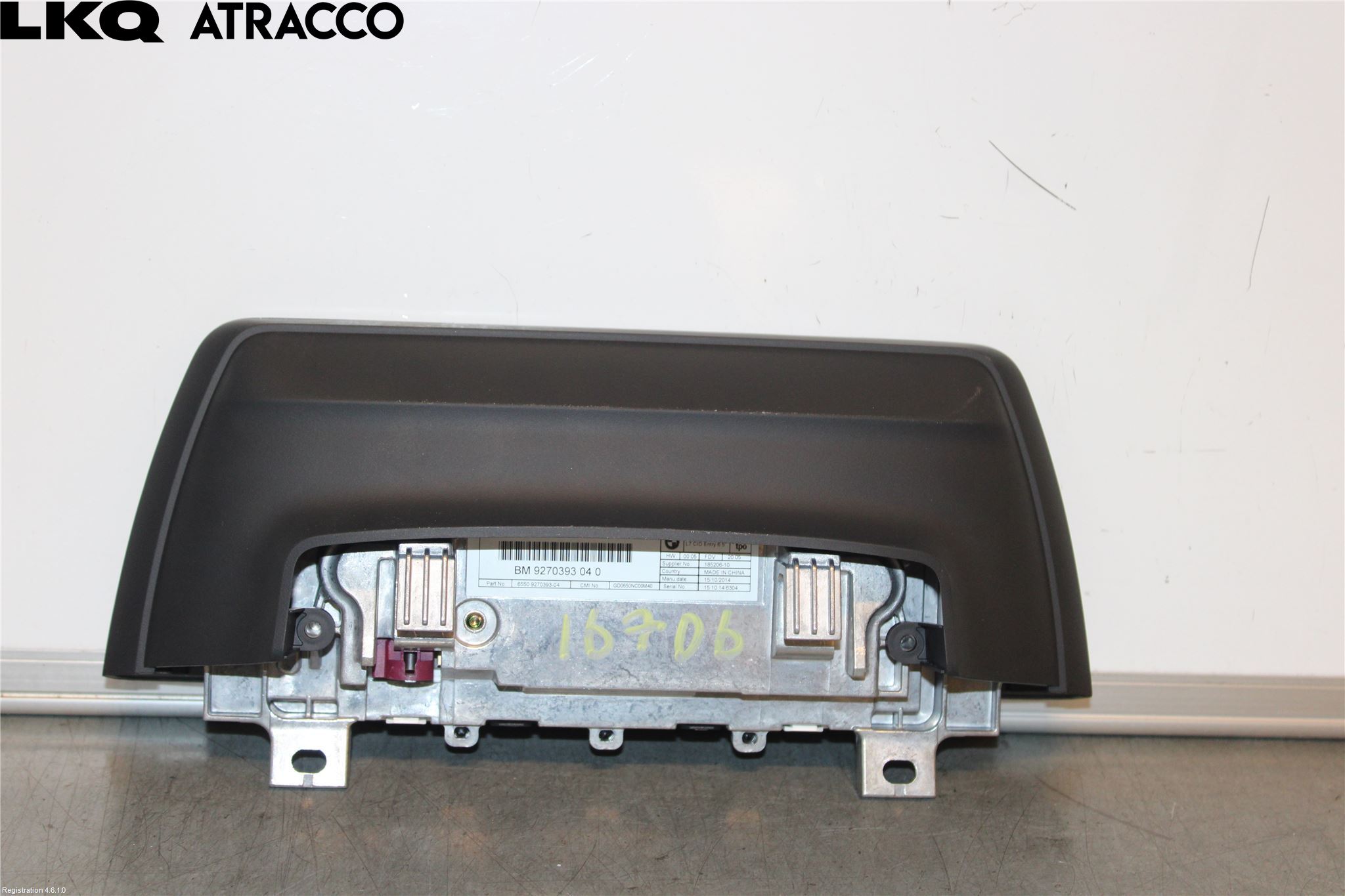 BMW 3 F30/F31/F80 12-19 Multifunktionsdisplay