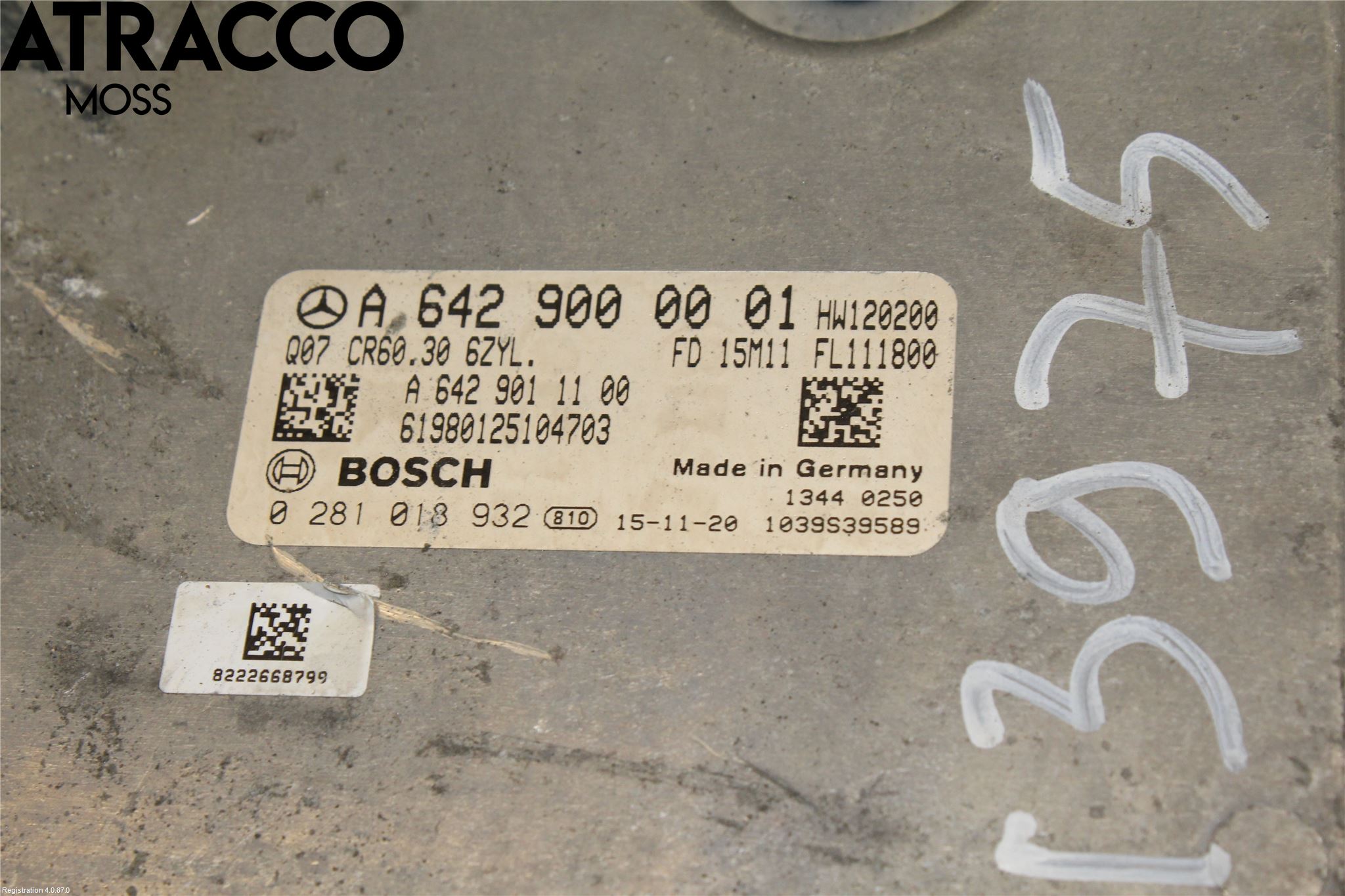 Mercedes-Benz MB SPRINTER (W906) 06-18 Styreenhet Innsprøytning