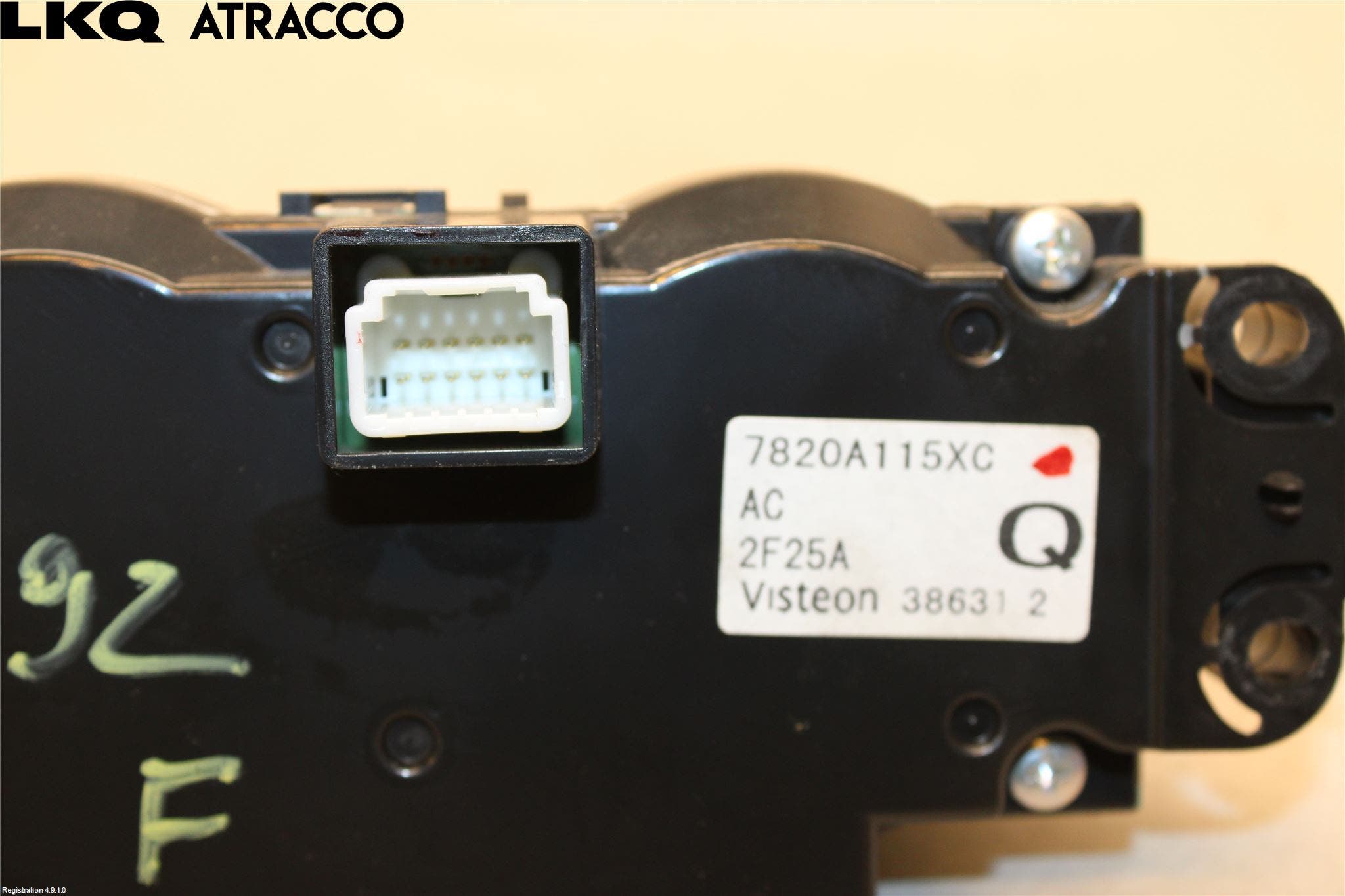 Peugeot 4008 Varme Ac Betjening-Display