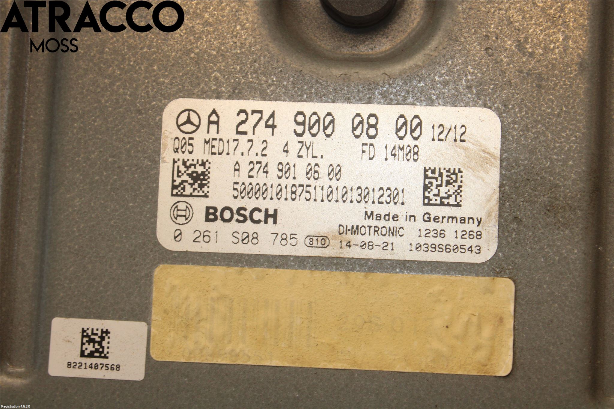 Mercedes-Benz MB C-KLASS (W205) 14-21 Styreenhet Innsprøytning