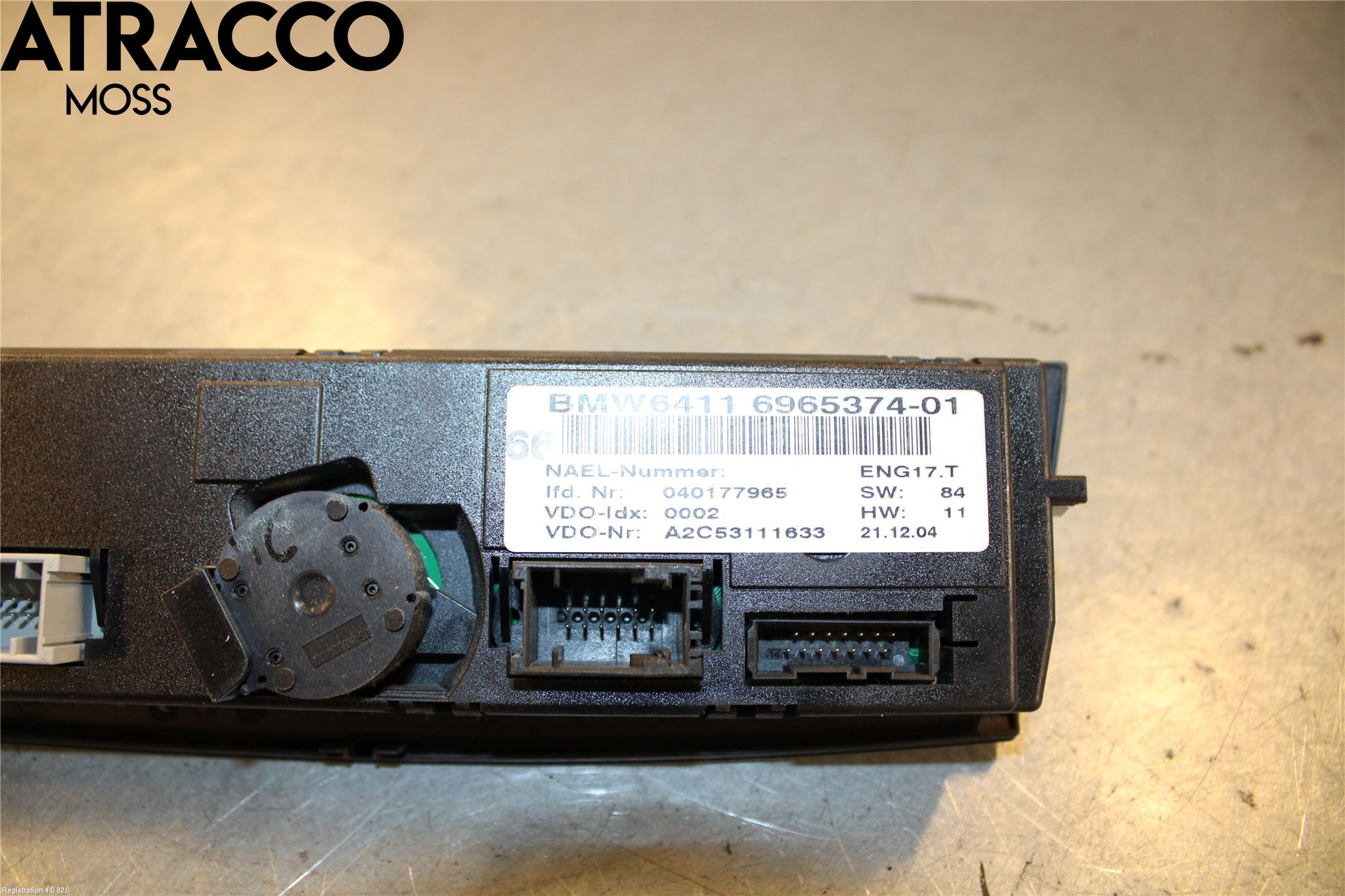 BMW 1 E87/81 5D/3D 03-11 Varme Ac Betjening-Display