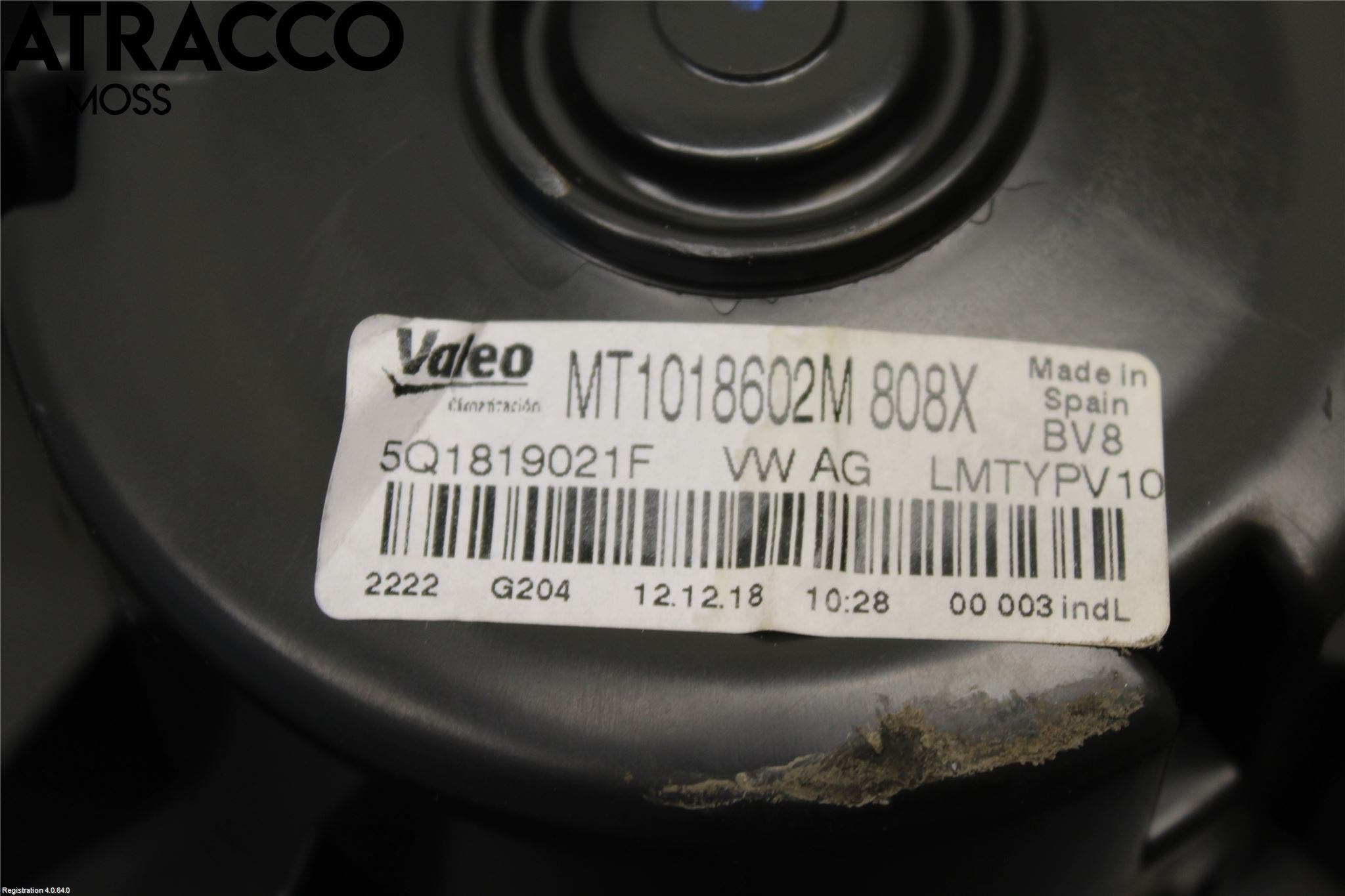 Volkswagen VW T-ROC 18- Varme Ac Varmeapparatvifte