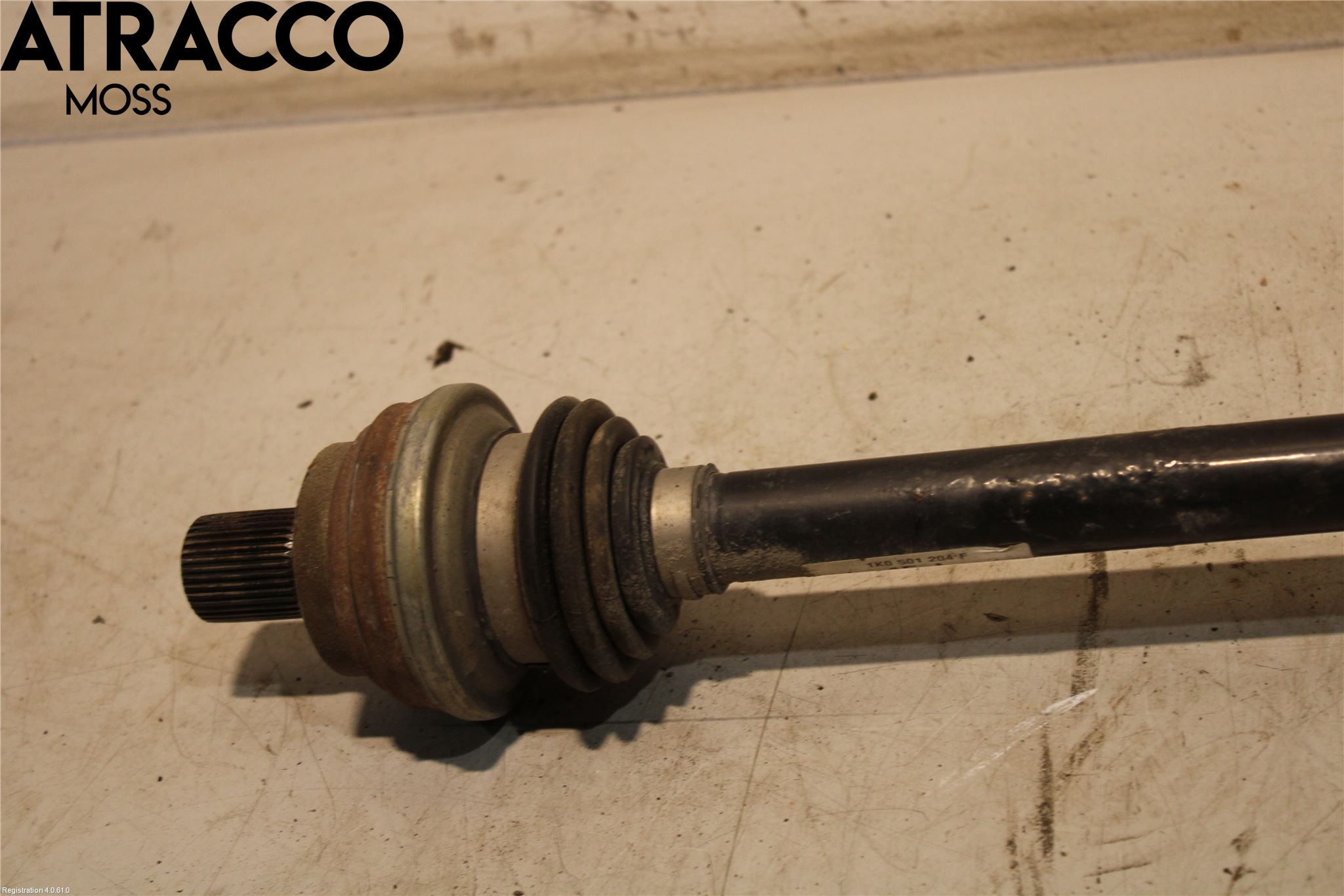 Volkswagen VW TIGUAN 07-16 Drivaksel Bak Kompl Høyre