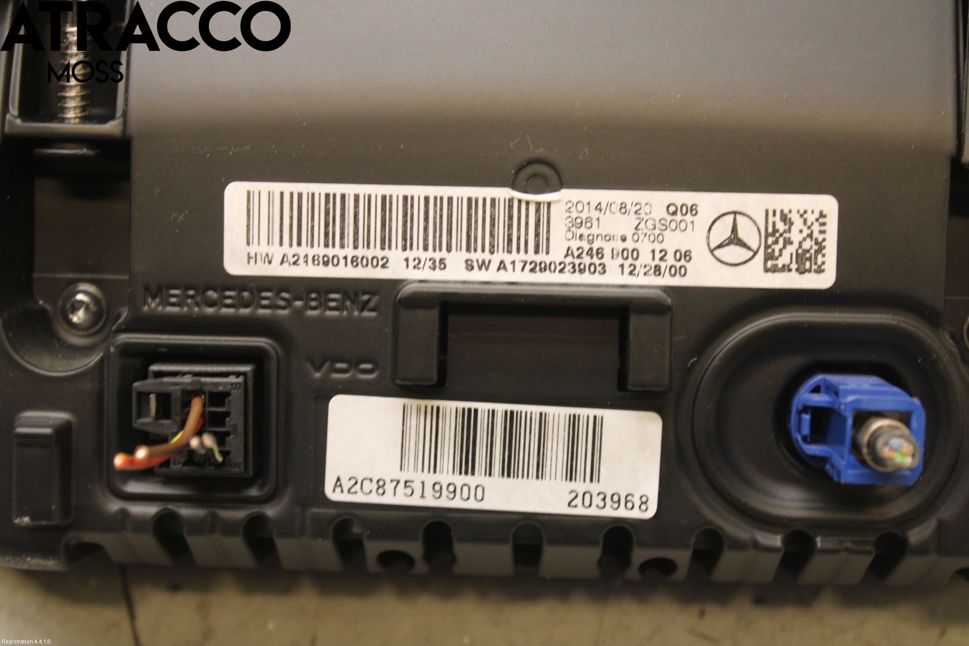 Mercedes-Benz MB CLA-KLASS (C117/X117) 13-19 Multifunktionsdisplay