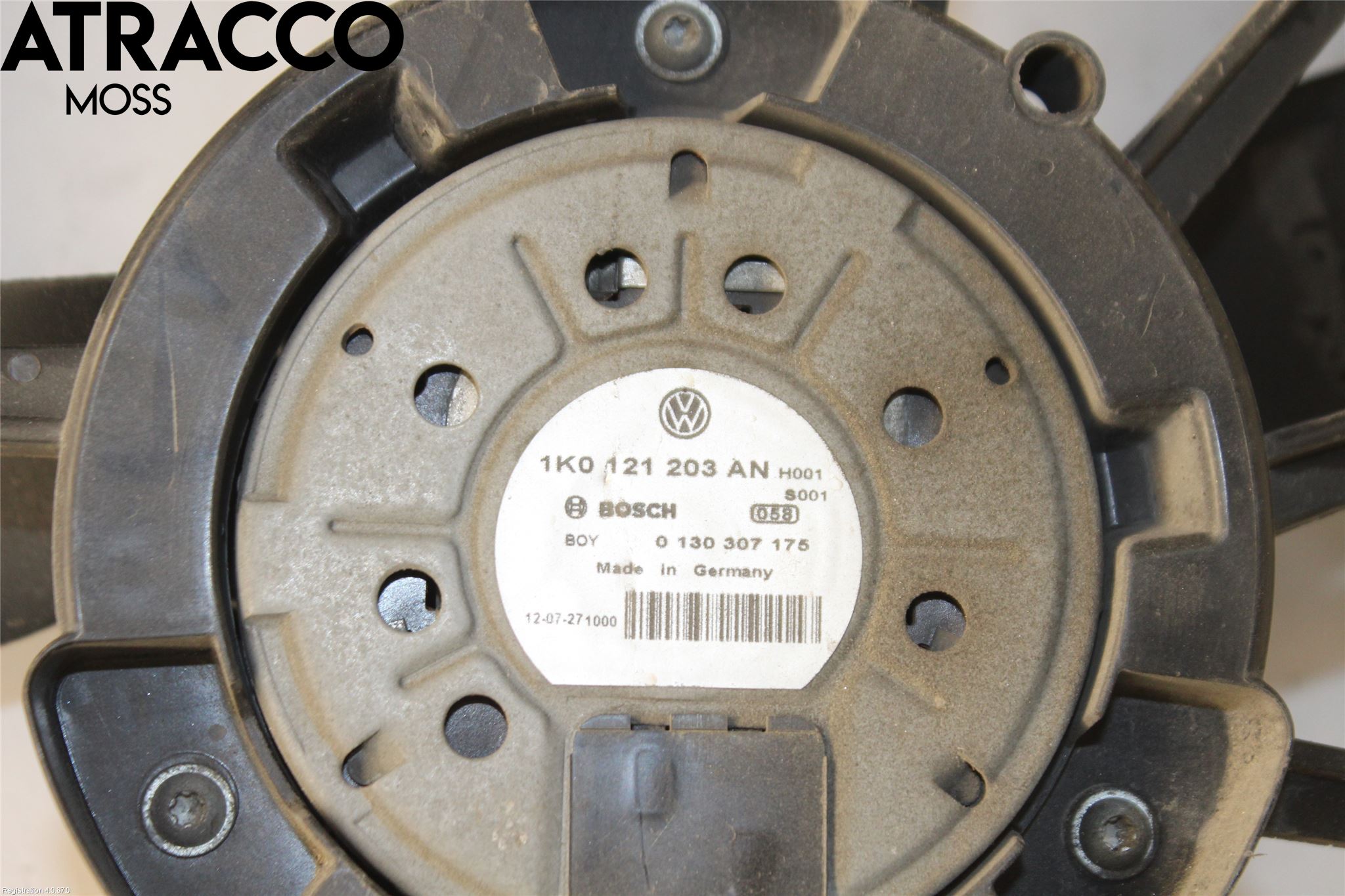 Volkswagen VW GOLF VI 09-13 Kjølevifte Elektrisk