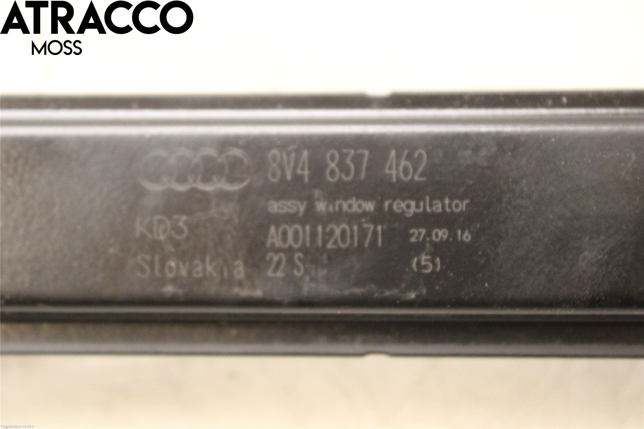 Audi A3/S3 8V 13-20 Vindusheis