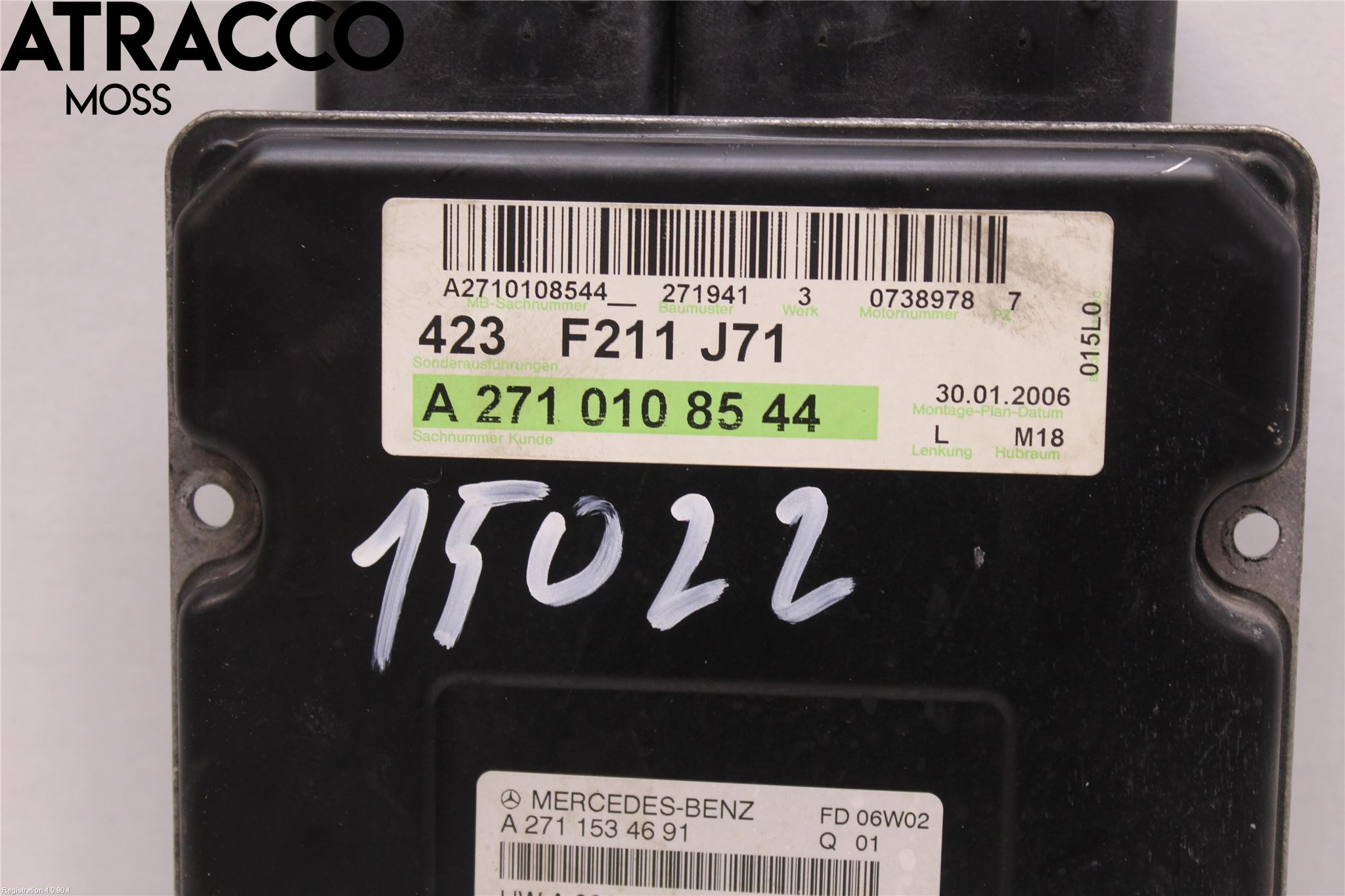 Mercedes-Benz MB E-KLASS (W211) 02-09 Styreenhet Innsprøytning