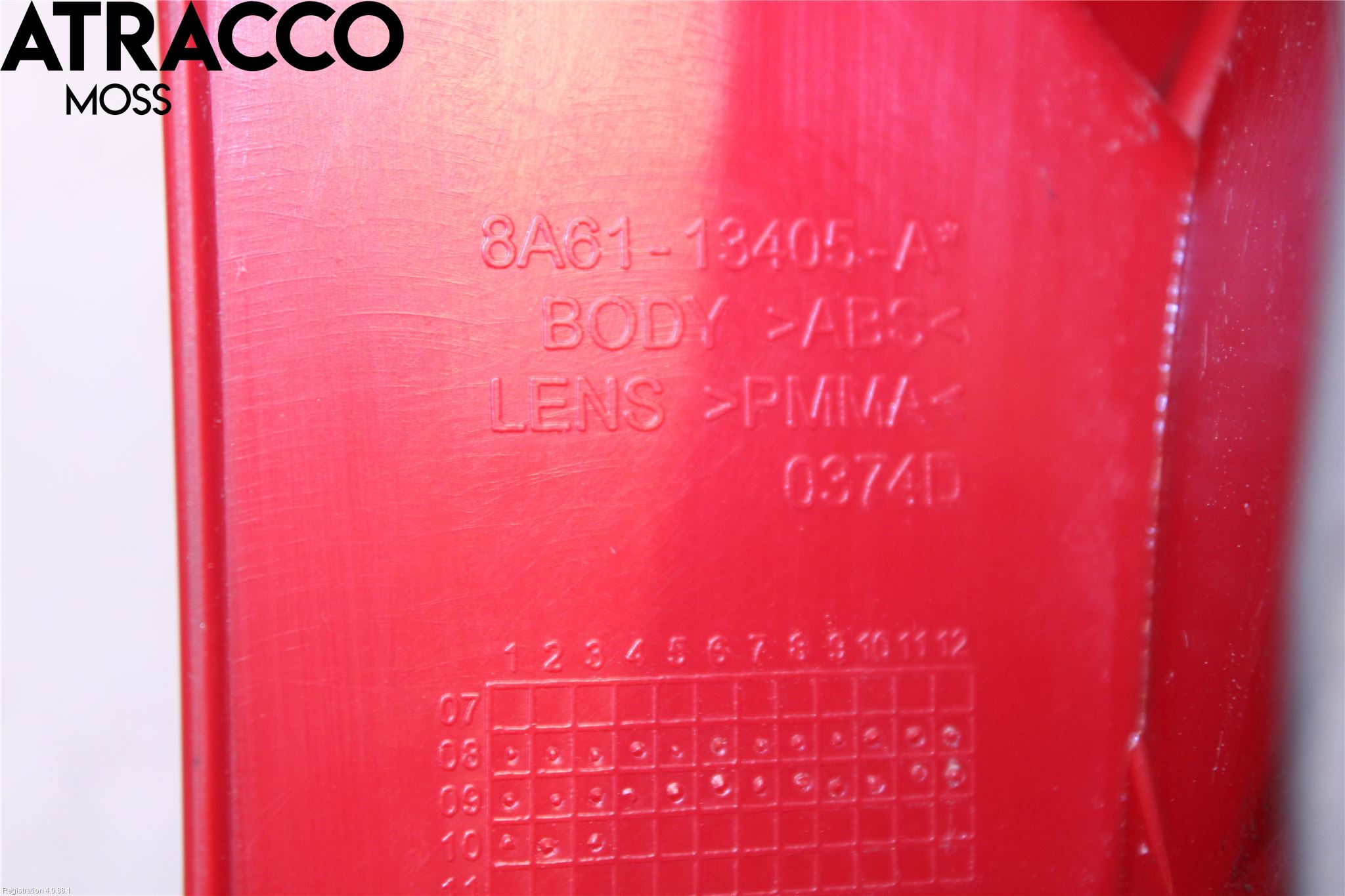 Ford FIESTA 09-12 Baklykt Venstre