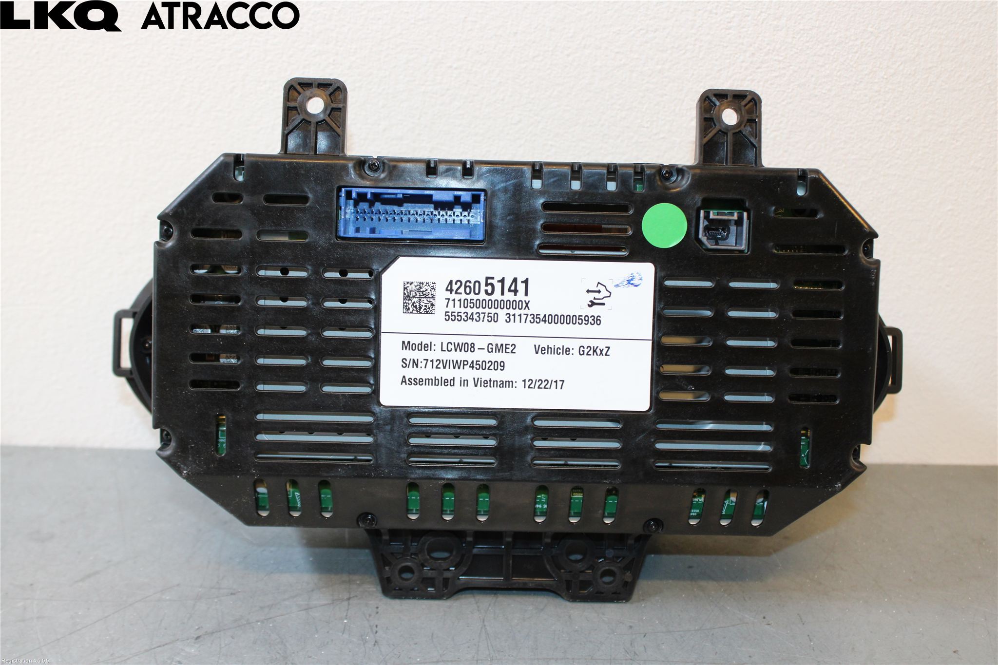 Opel AMPERA 17- Instr Speedometer