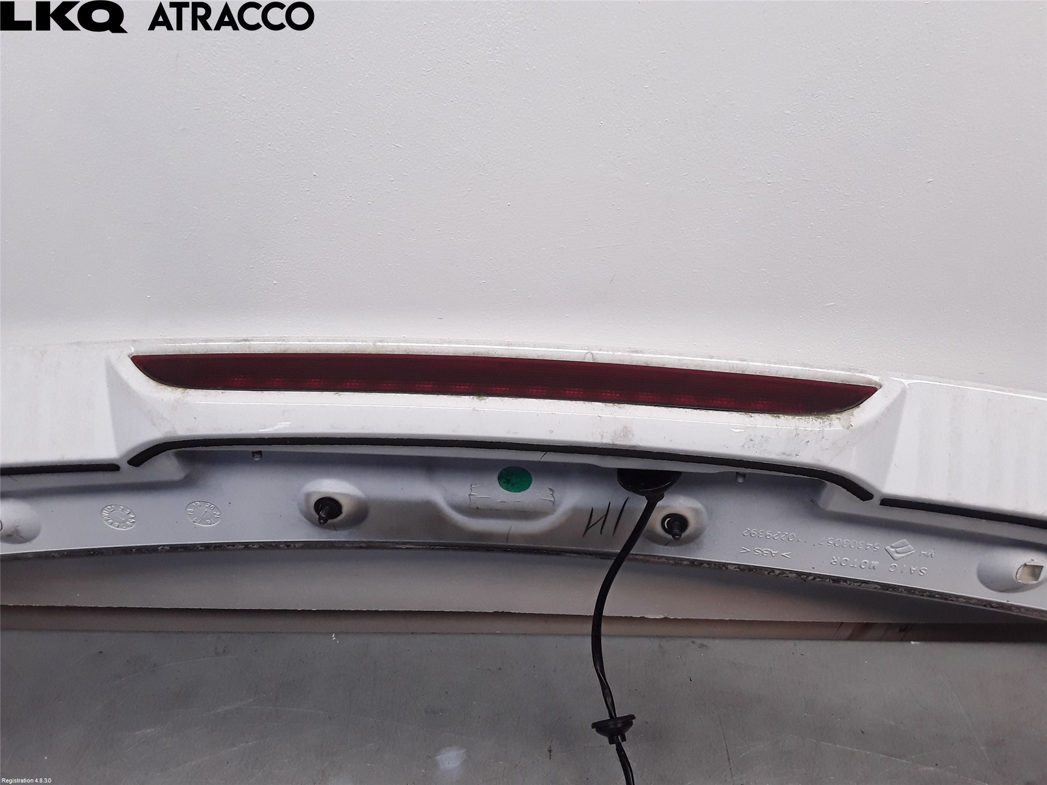 MG ZS EV 20- Spoiler Bak