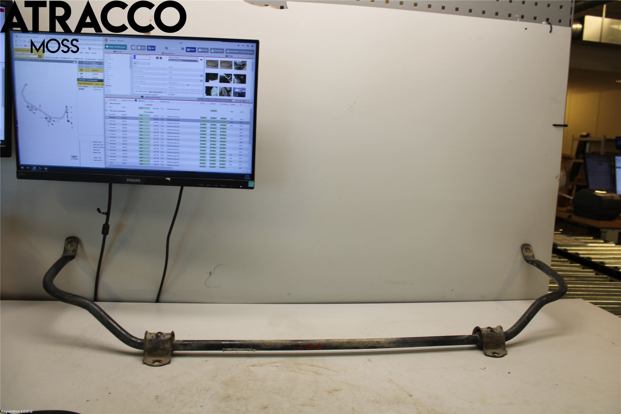 Volvo V60 11-13 Stablisatorstag Bak