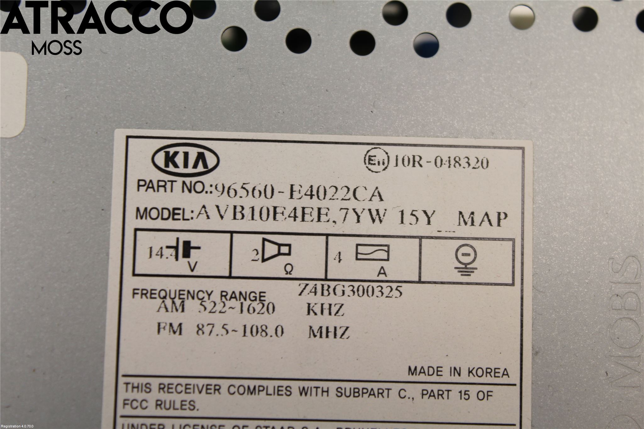 Kia SOUL 09- Stereo Radio Med Cd