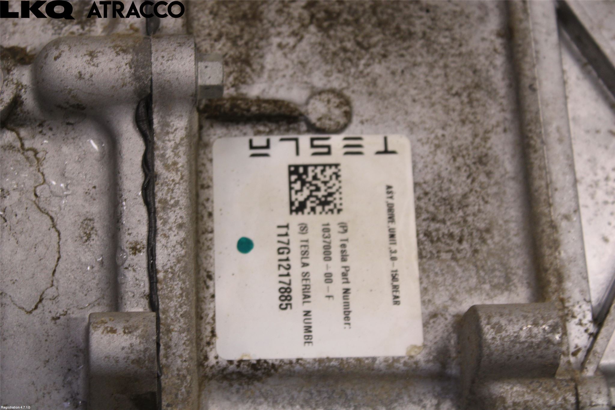 Tesla MODEL S 13- Motor Elektrisk Fram