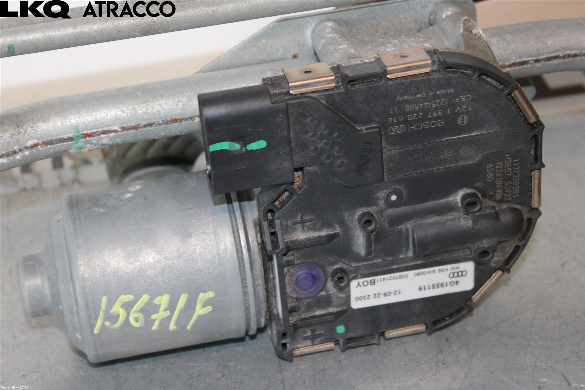 Audi A6 ALLROAD 12-18 Viskermotor Frontrute