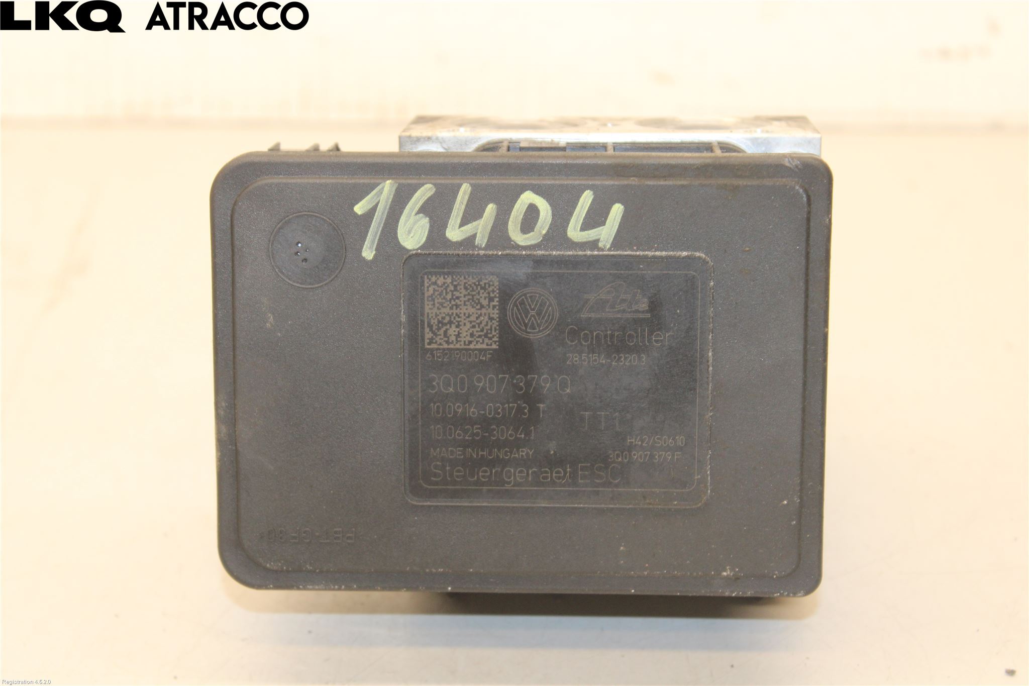 Volkswagen VW GOLF / E-GOLF VII 13-20 Abs Hydraulikkaggregat