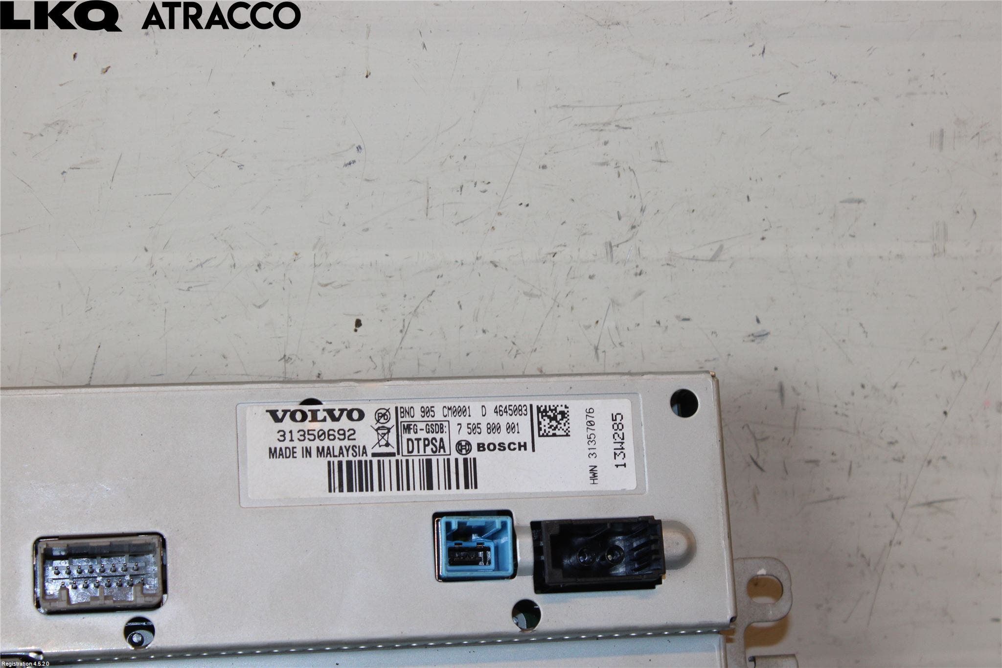 Volvo V40 12-19 Multifunktionsdisplay