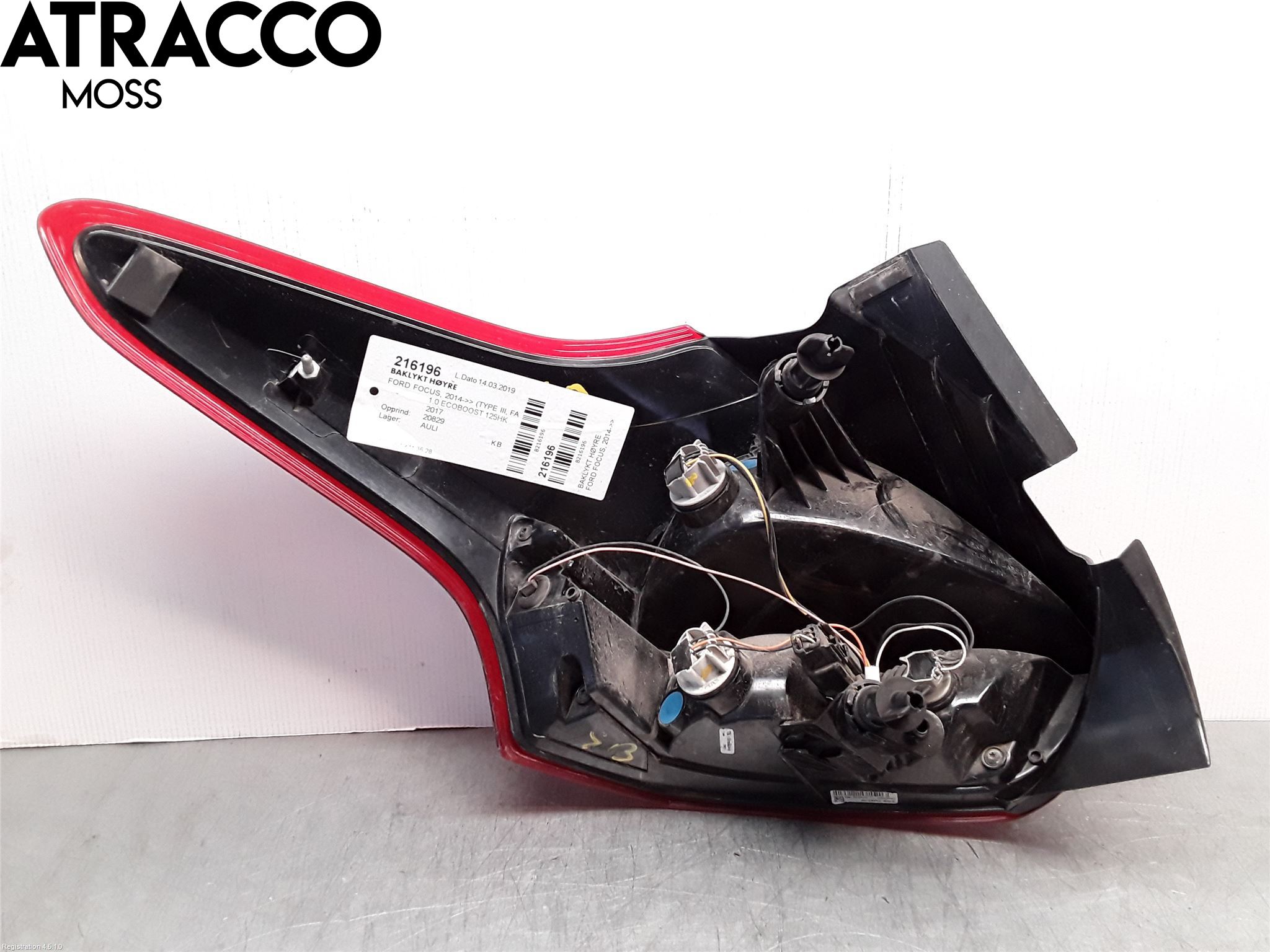 Ford FOCUS 15-18 Baklykt Høyre
