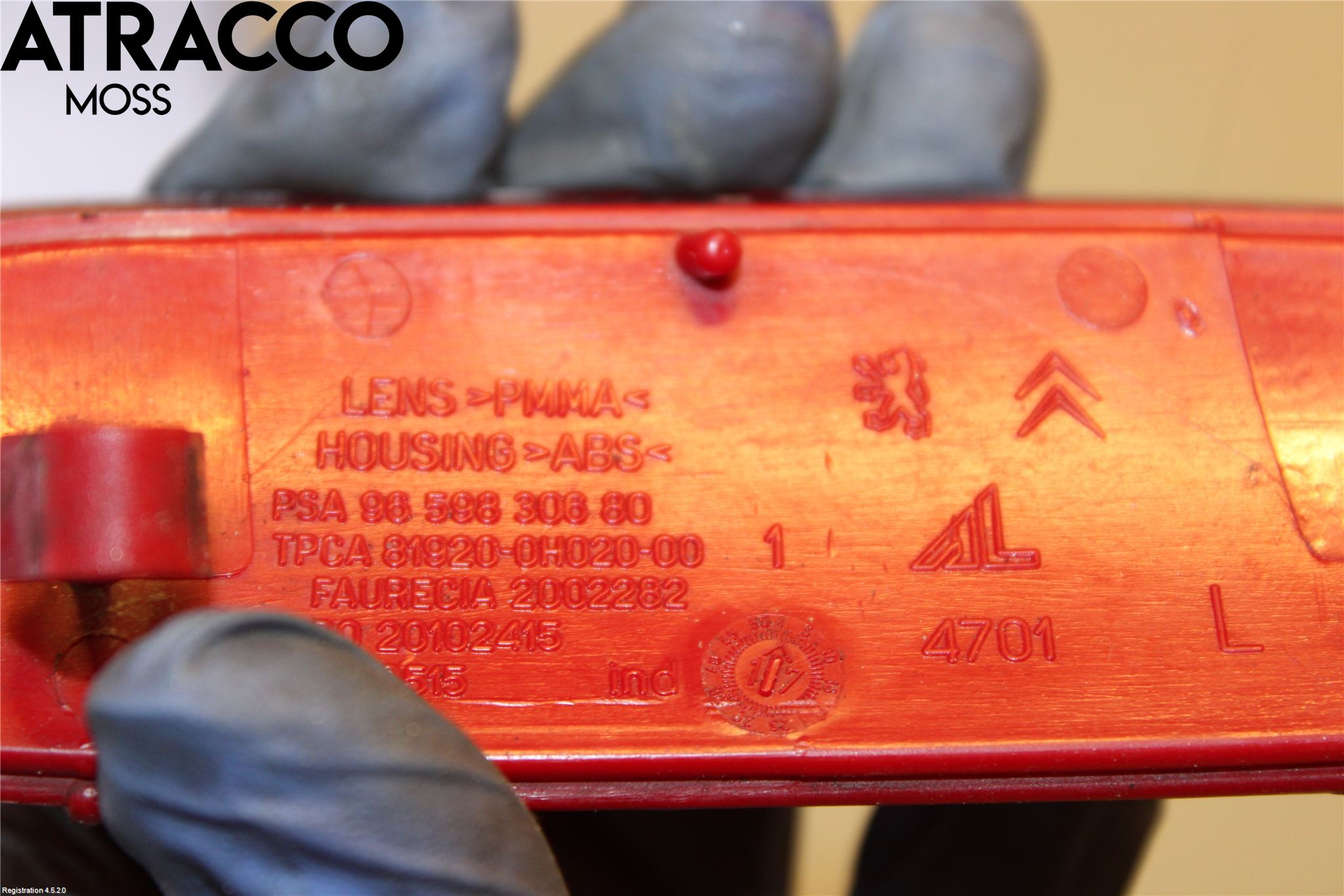 Citroen JUMPY/E-JUMPY 16- Refleks Bak