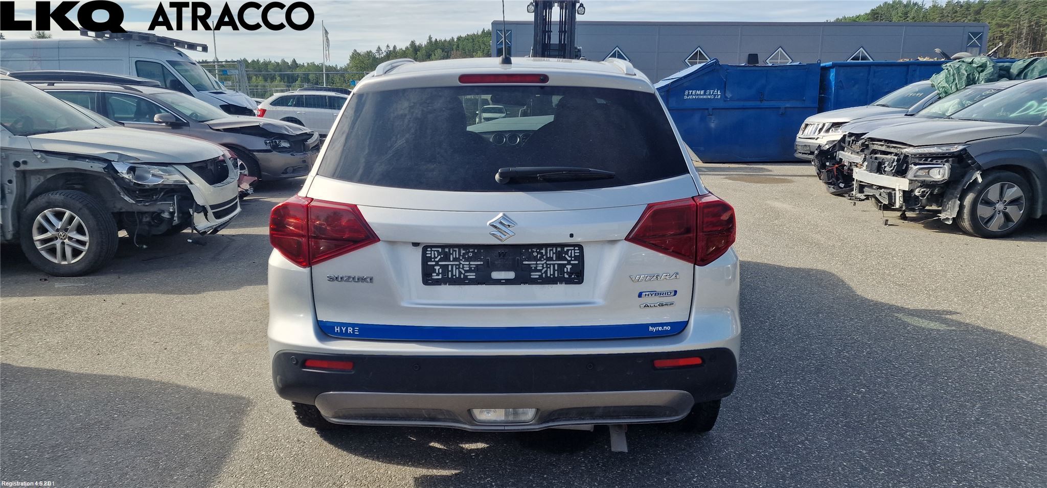 Suzuki VITARA 15- Bremselys Bakrute