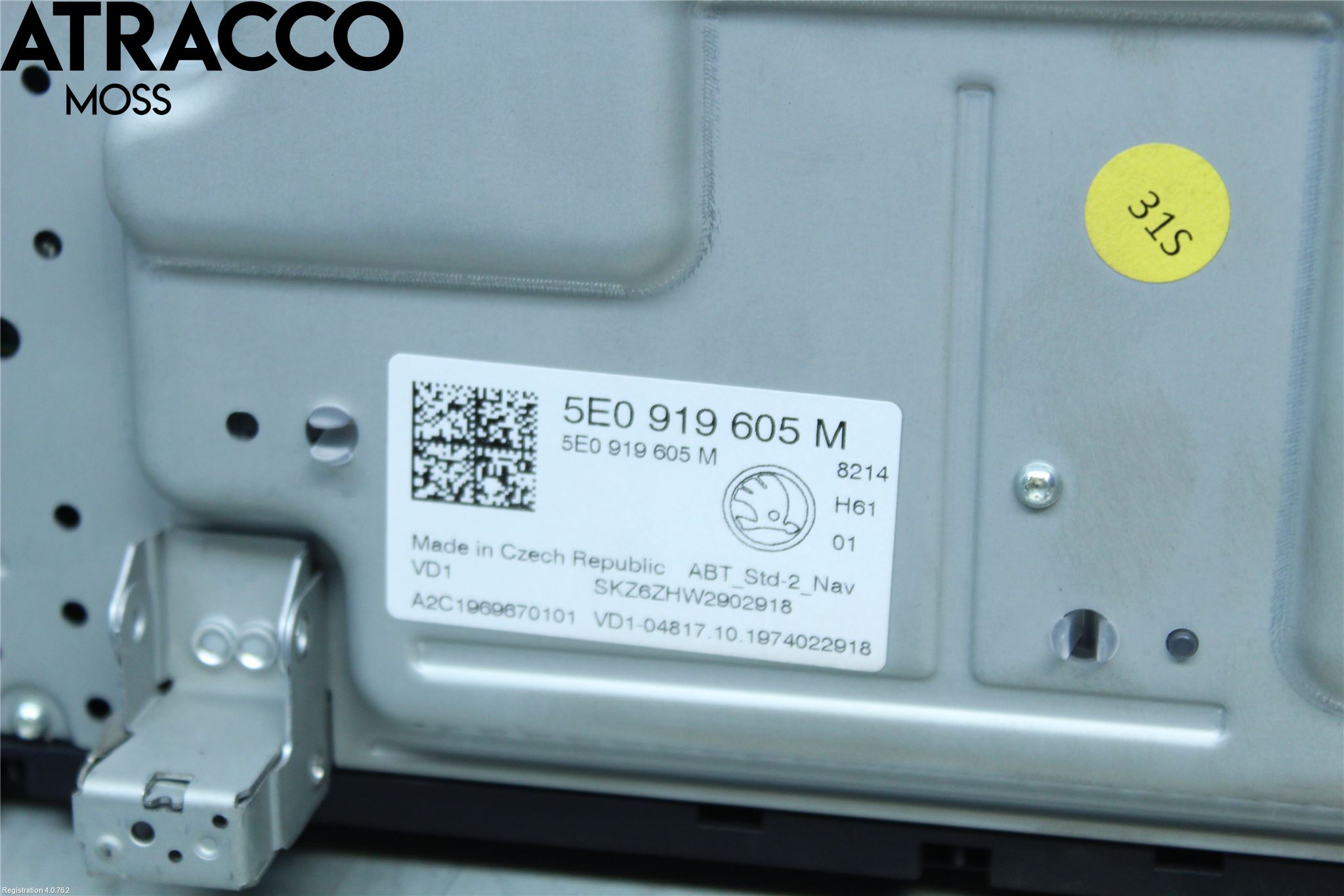 Skoda OCTAVIA (5E) 13-20 Multifunktionsdisplay