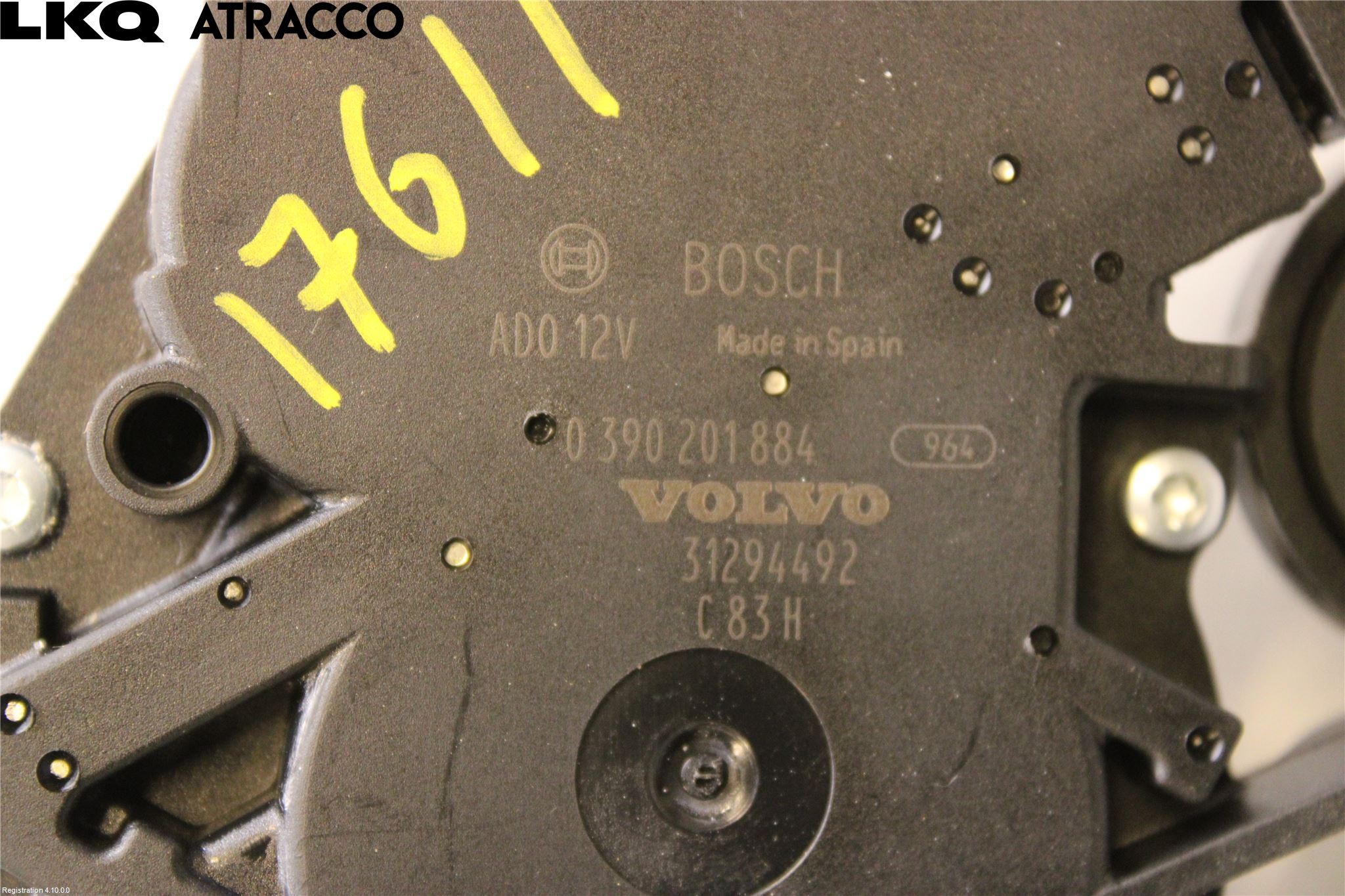 Volvo V60 14-18 Viskermotor Bakluke