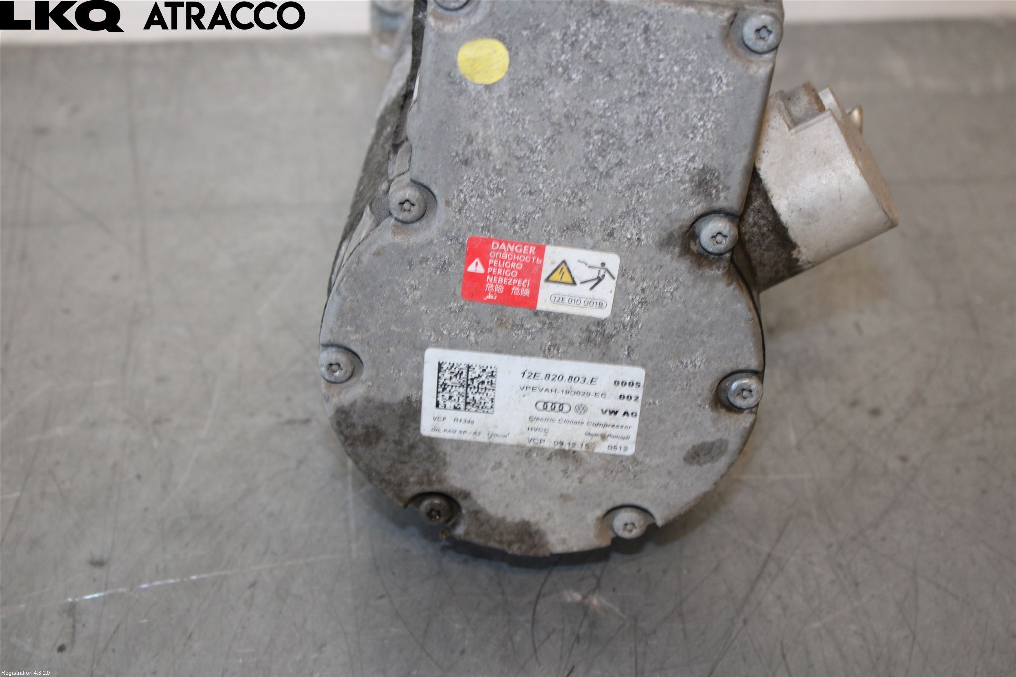 Volkswagen VW GOLF / E-GOLF VII 13-20 Varme Ac Kompressor