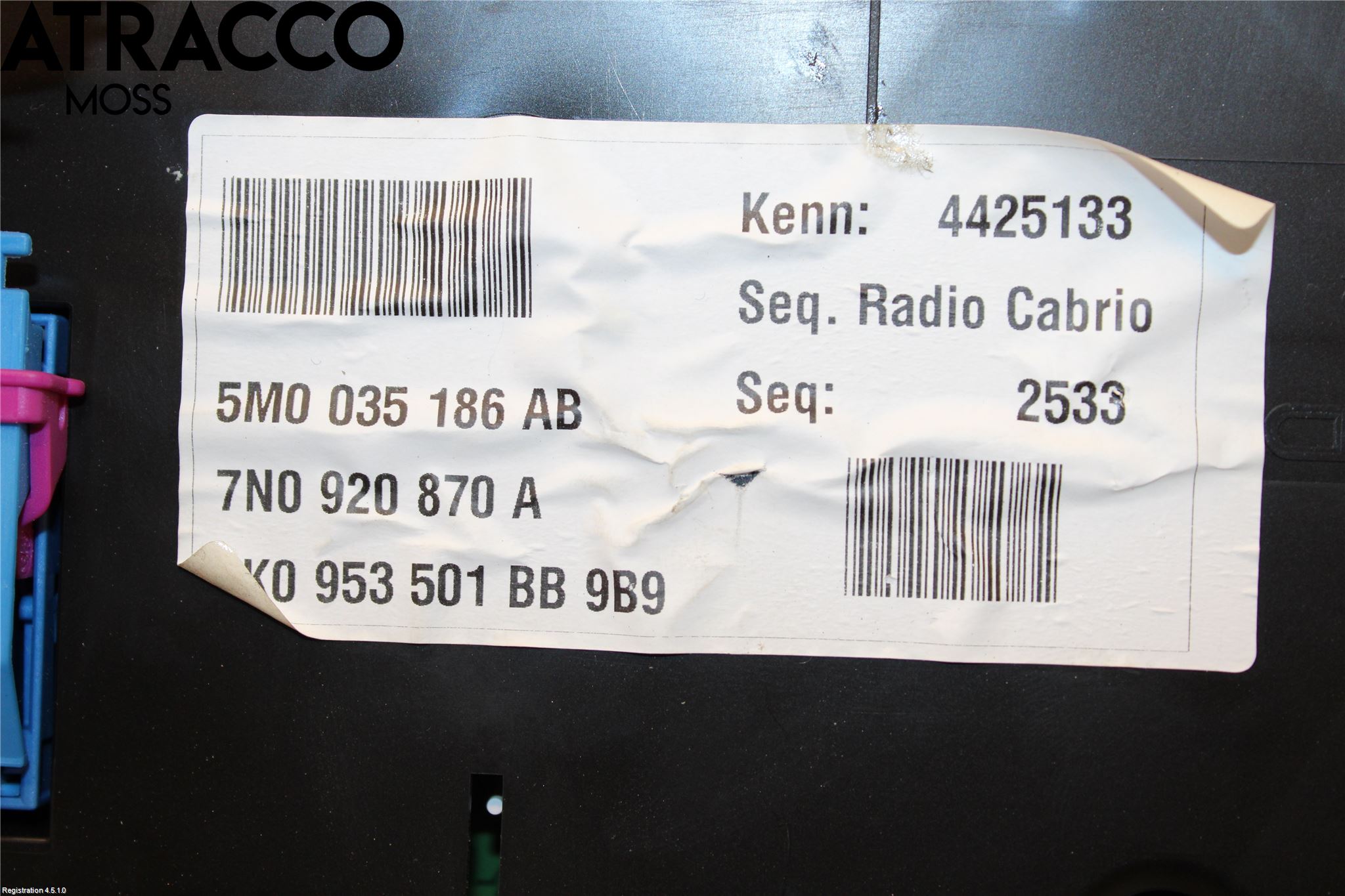 Volkswagen VW SHARAN 11- Instr Kombinert