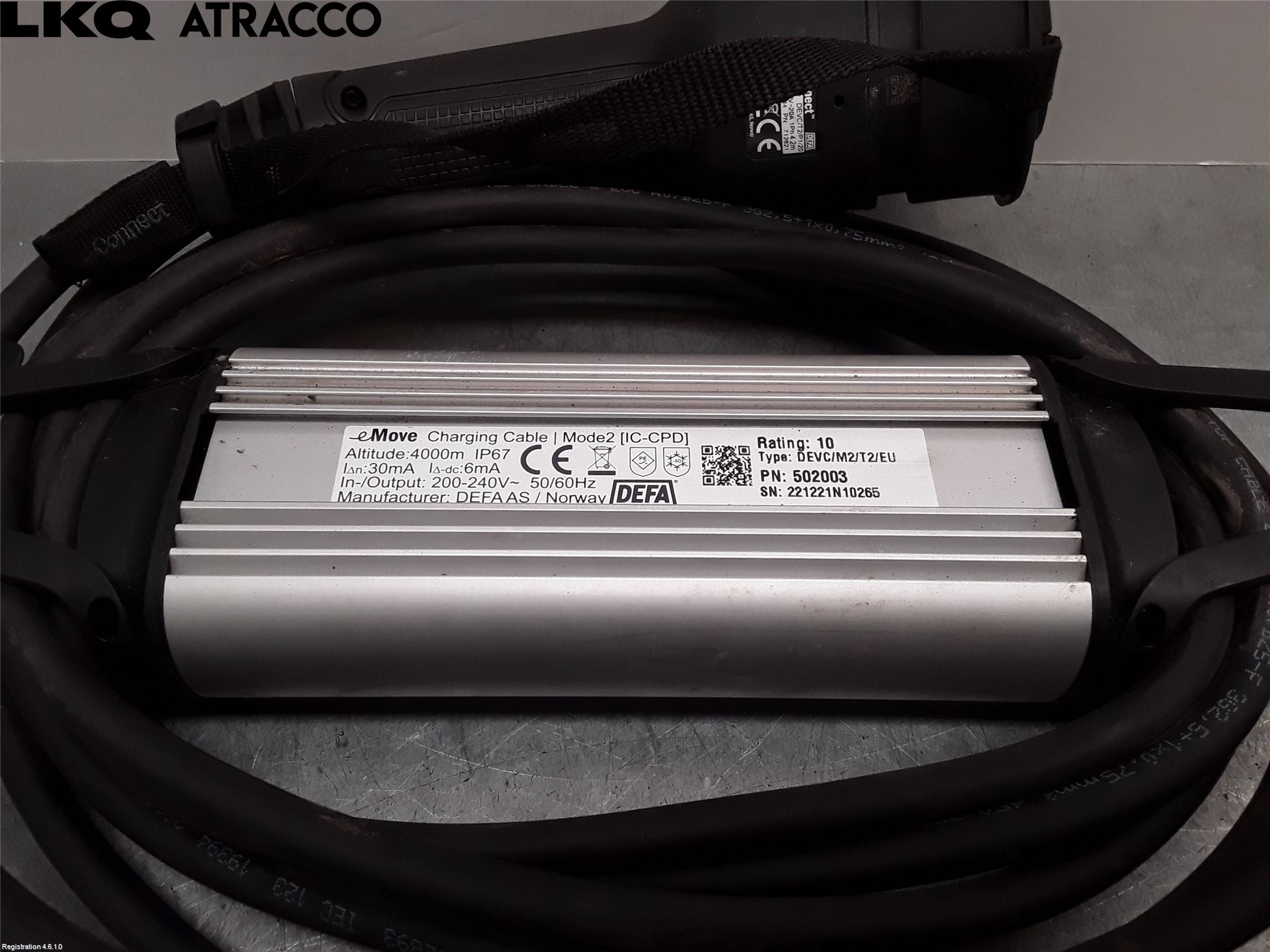 Maxus E-DELIVER9 22- Laddkabel Elbil