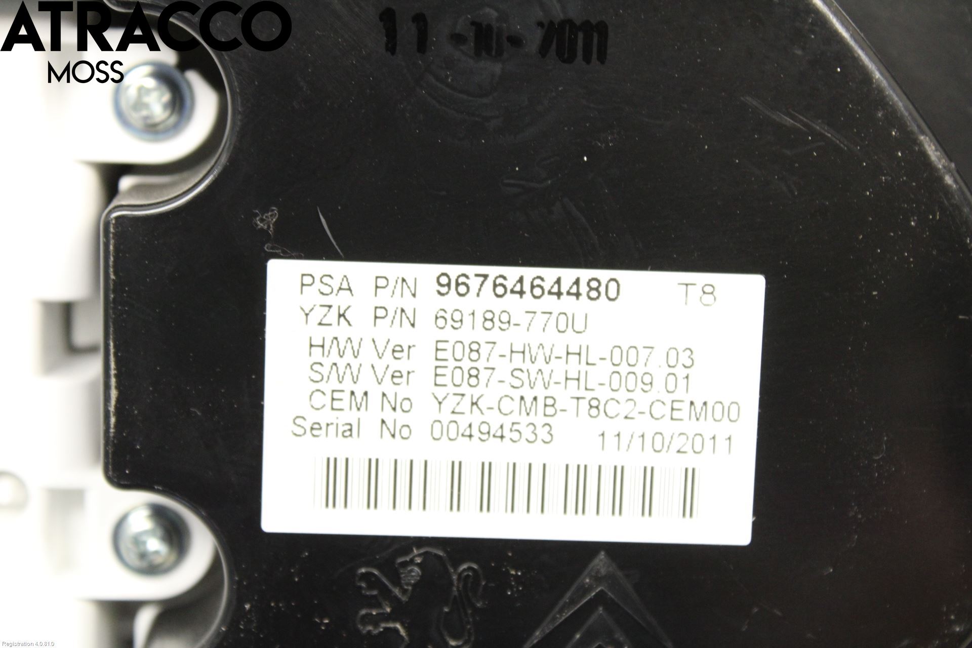 Peugeot 3008 09-16 Instr Kombinert