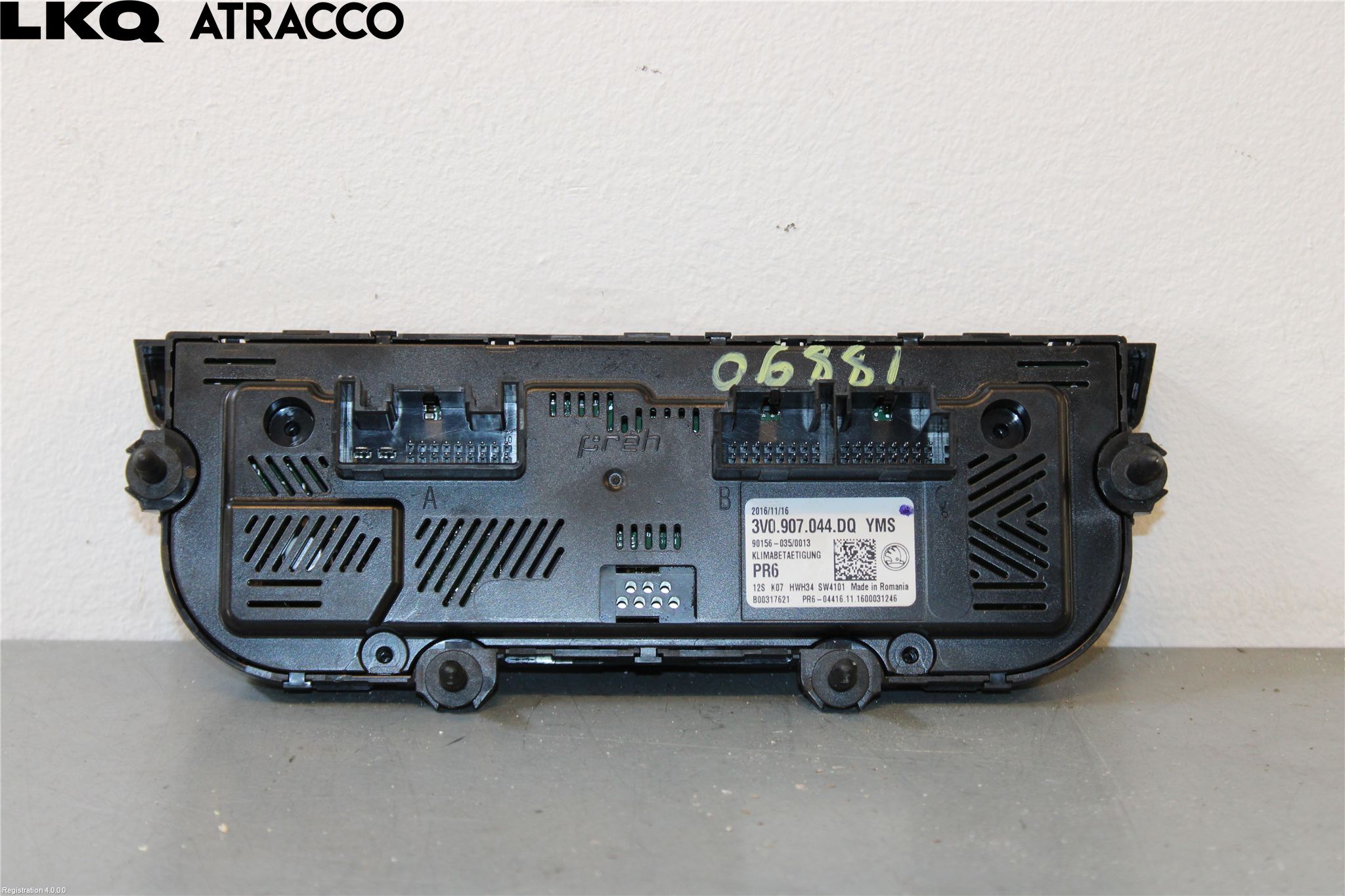 Skoda SUPERB 09-15 Varme Ac Betjening-Display