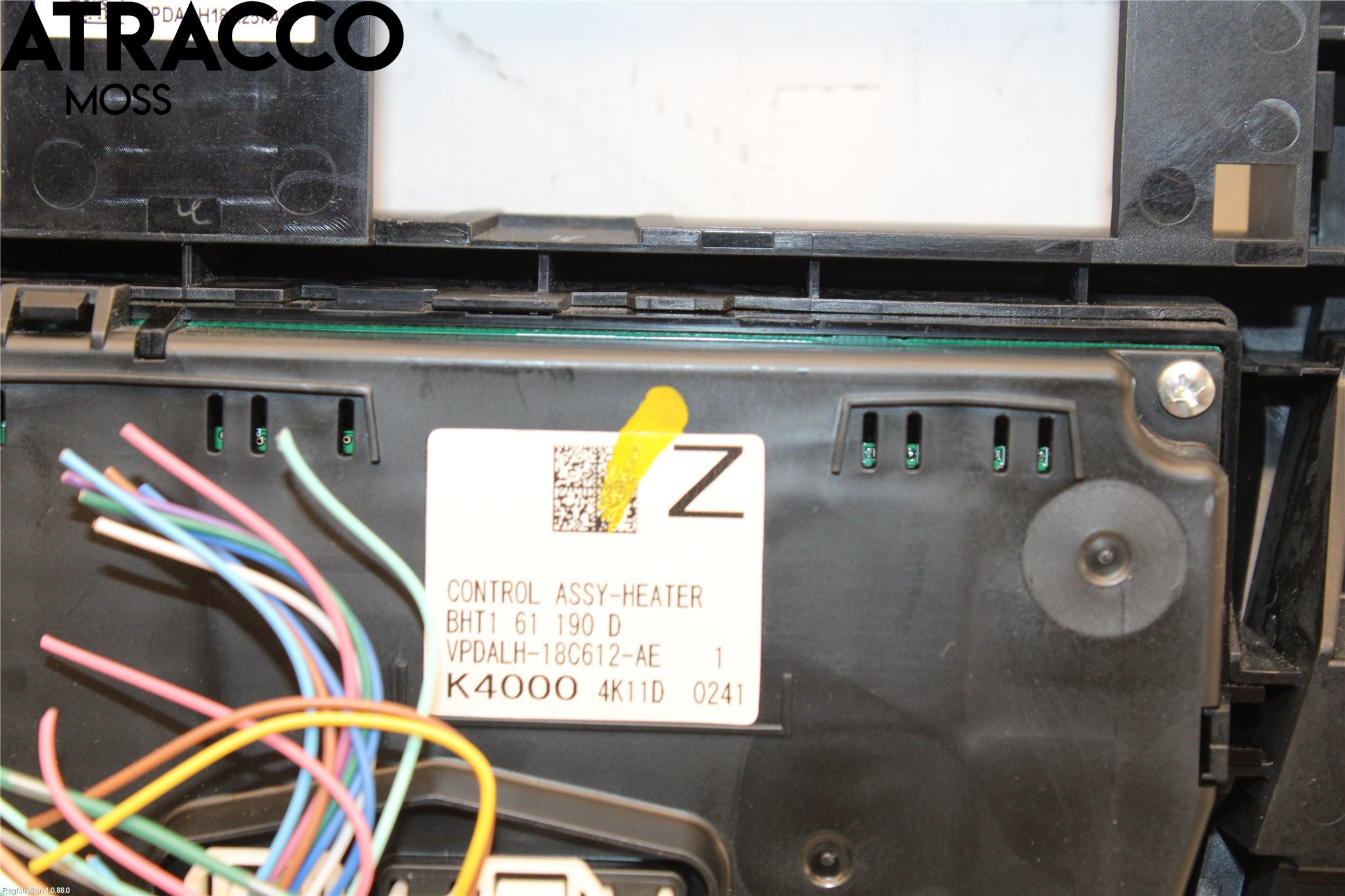 Mazda 3 III 14-19 Varme Ac Betjening-Display