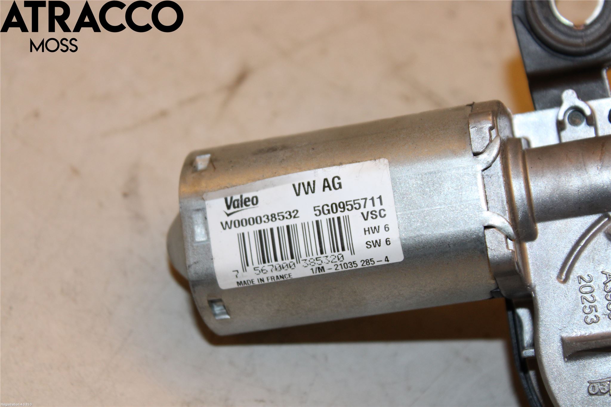 Volkswagen VW GOLF / E-GOLF VII 13-20 Viskermotor Bakluke