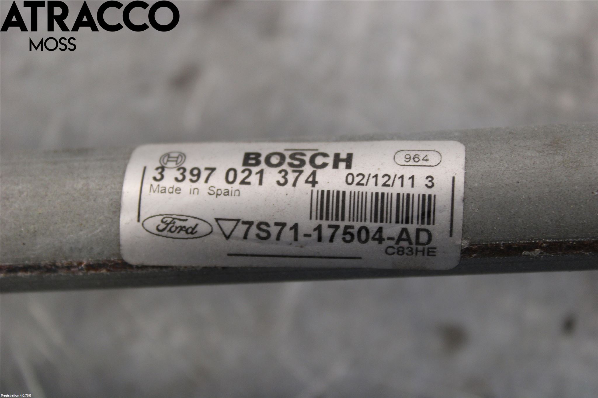 Ford MONDEO 07-15 Viskermotor Frontrute