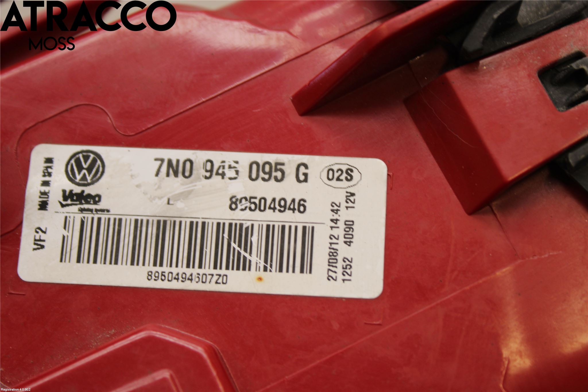 Volkswagen VW SHARAN 11- Baklykt Venstre