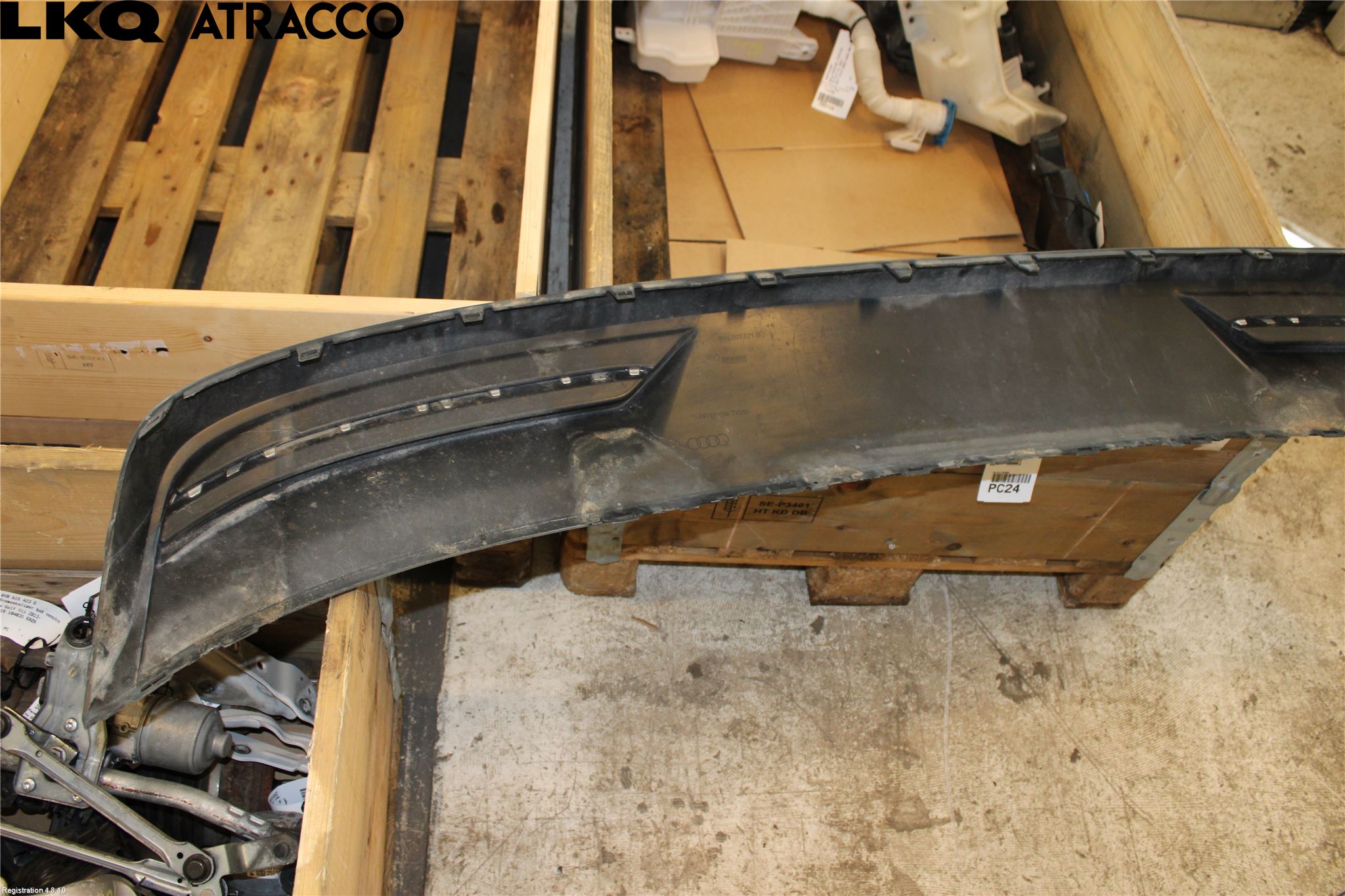 Audi A3/S3 05-13 Støtfanger Bak Midt Del