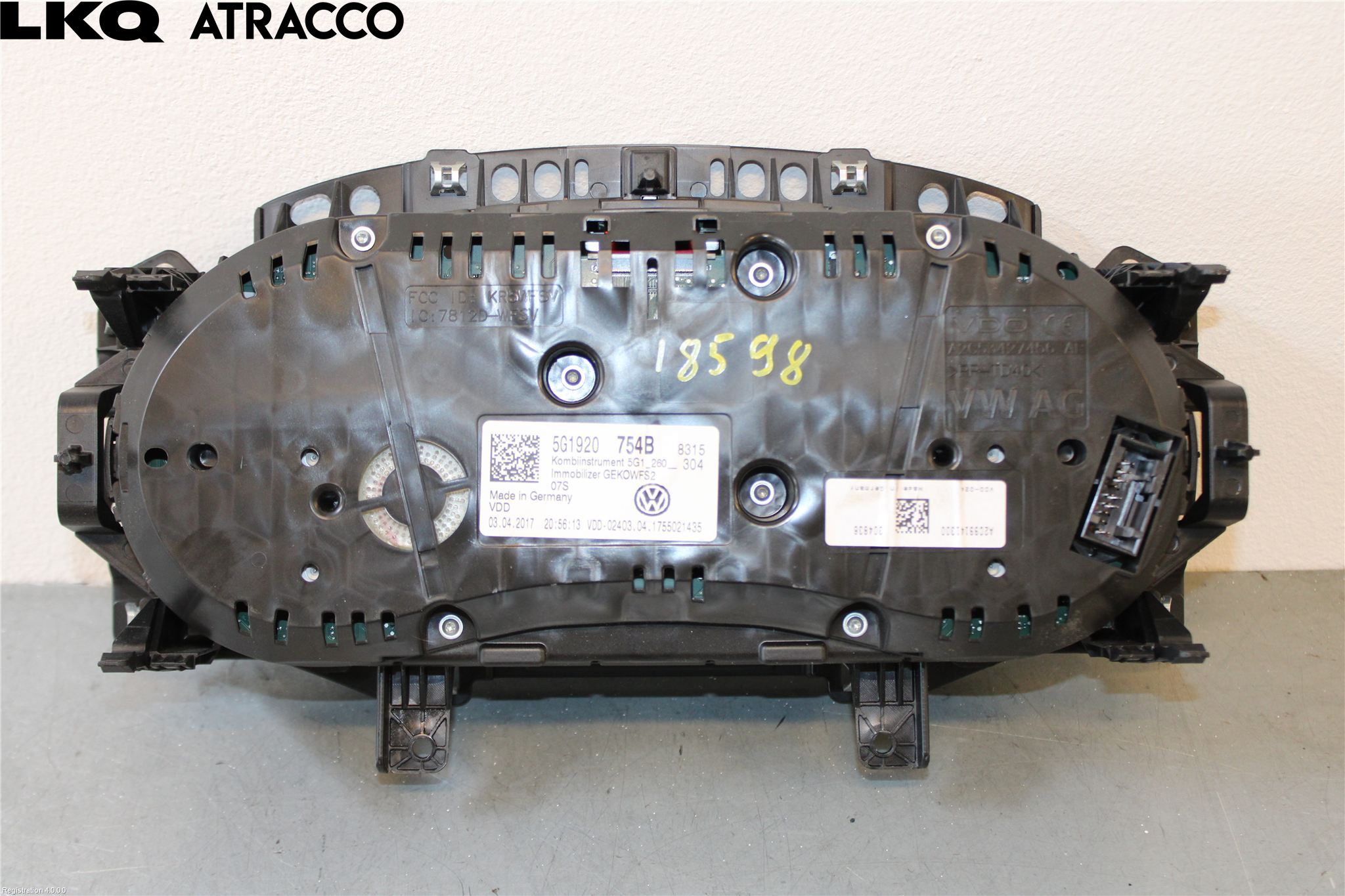 Volkswagen VW GOLF / E-GOLF VII 13-20 Instr Speedometer