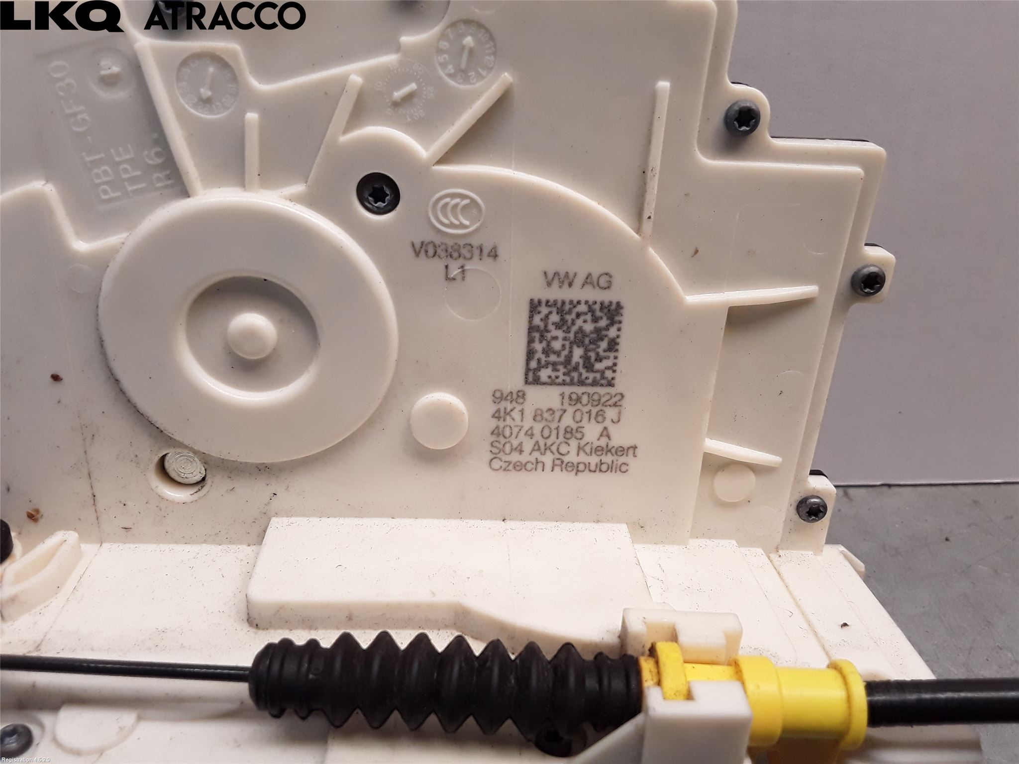 Audi E-TRON, S GE 19- Dørlås - Låsekasse