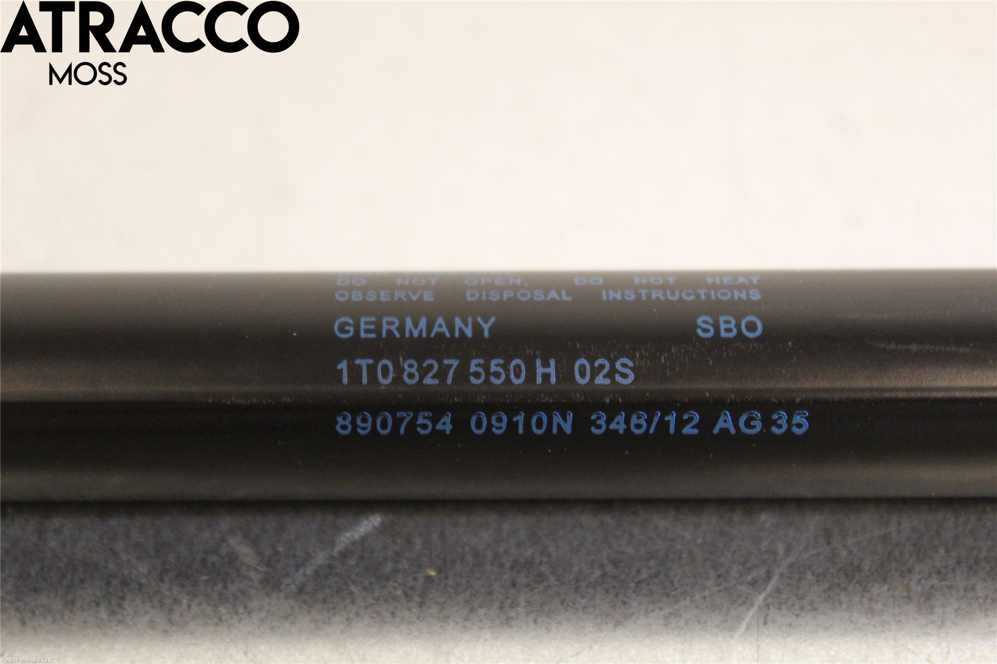 Volkswagen VW TOURAN 10-15 Bakluke Demper-Gassfjær