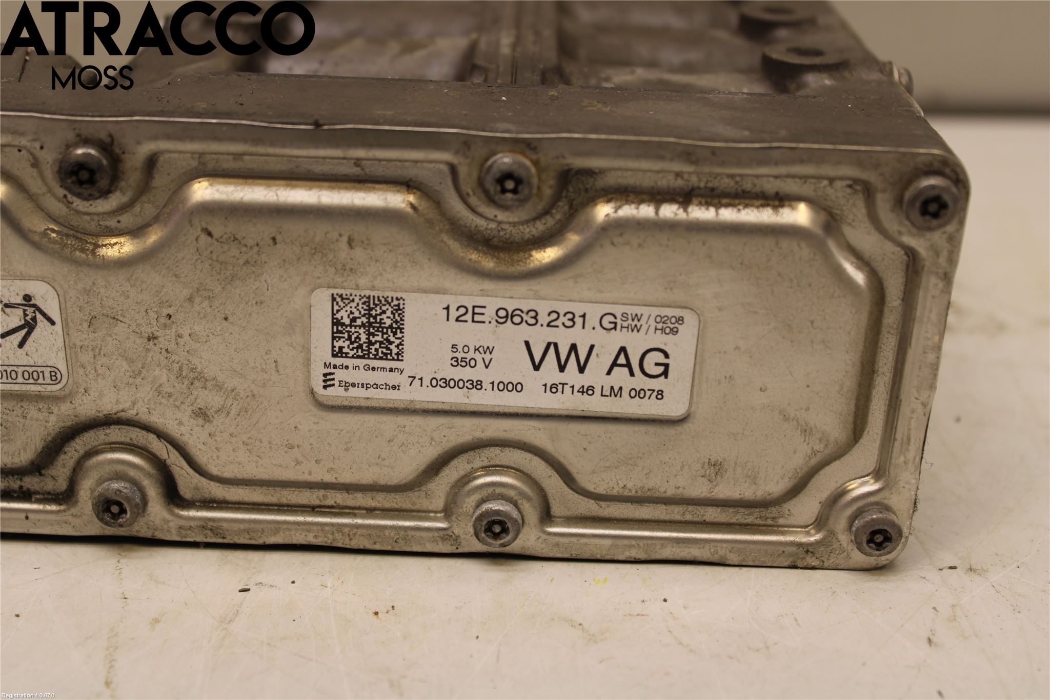 Volkswagen VW GOLF / E-GOLF VII 13-20 Motorvarmer Elektrisk