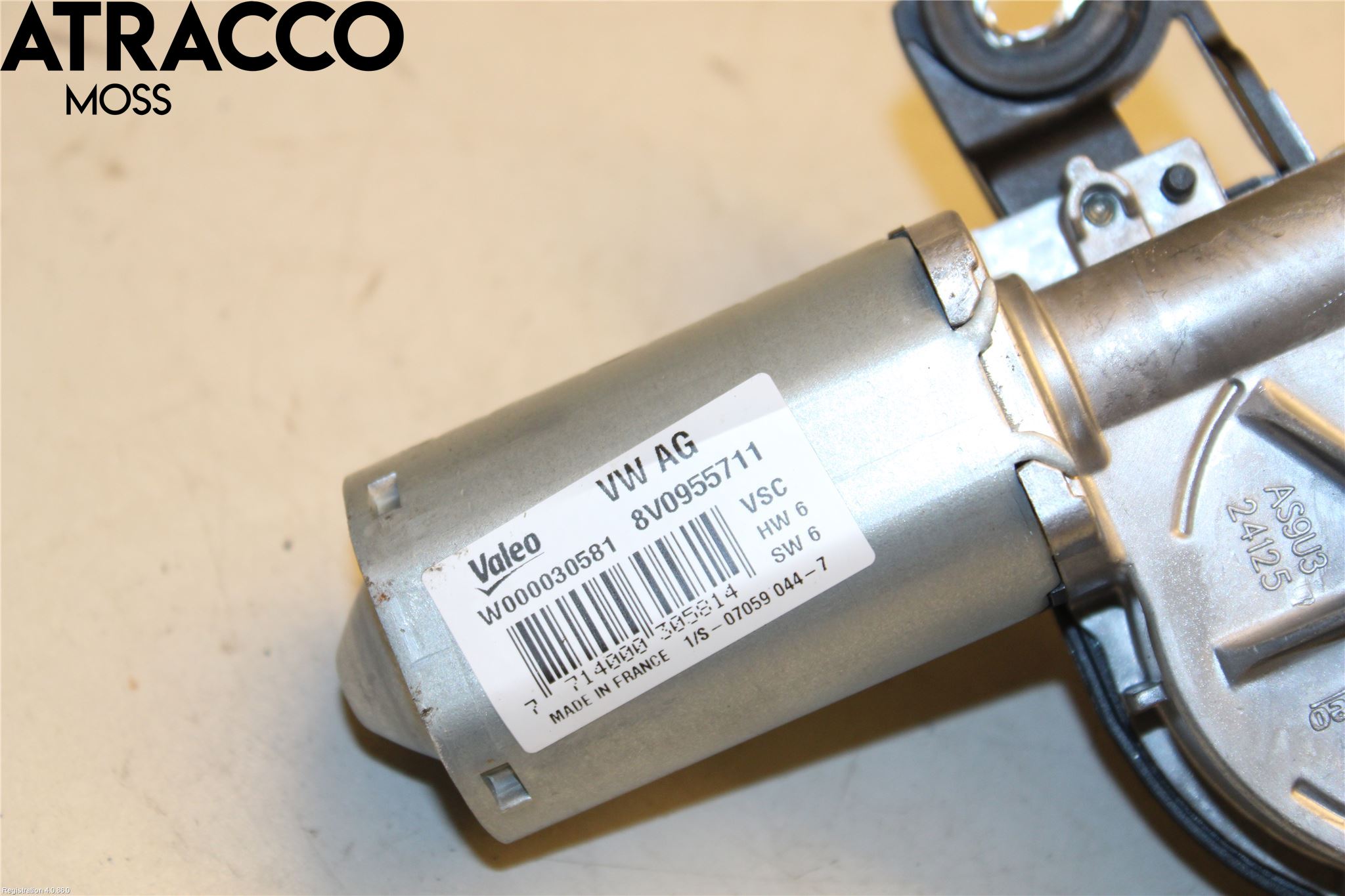 Audi A3/S3 8V 13-20 Viskermotor Bakluke