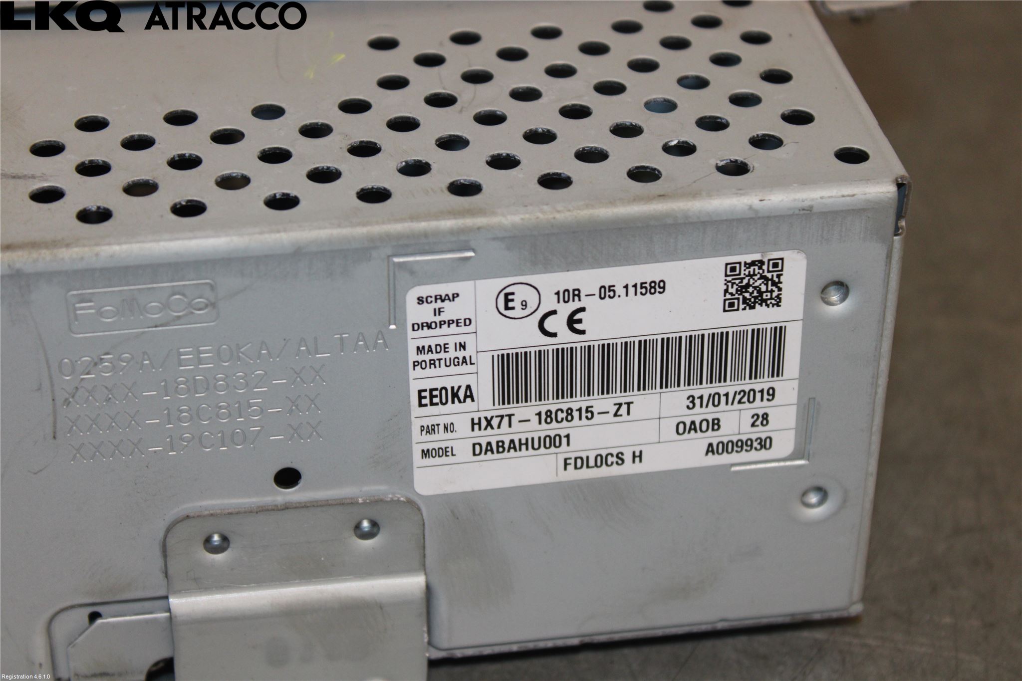 Ford ECOSPORT 17- Stereo Radio Med Cd