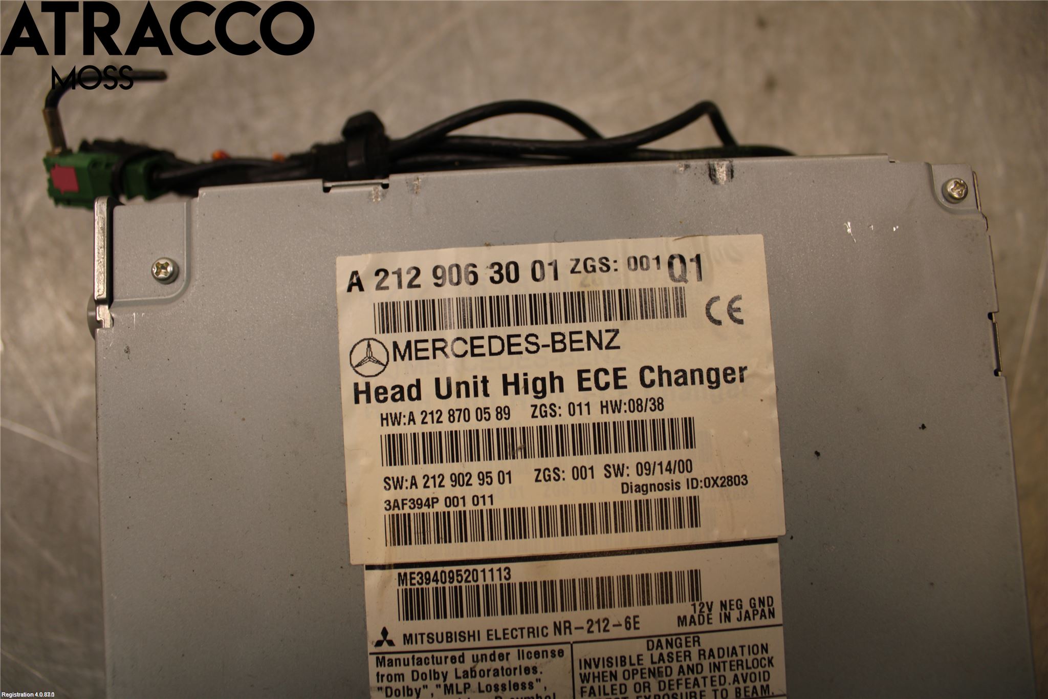 Mercedes-Benz MB E-KLASS (W212) 09-16 Stereo Radio Med Cd