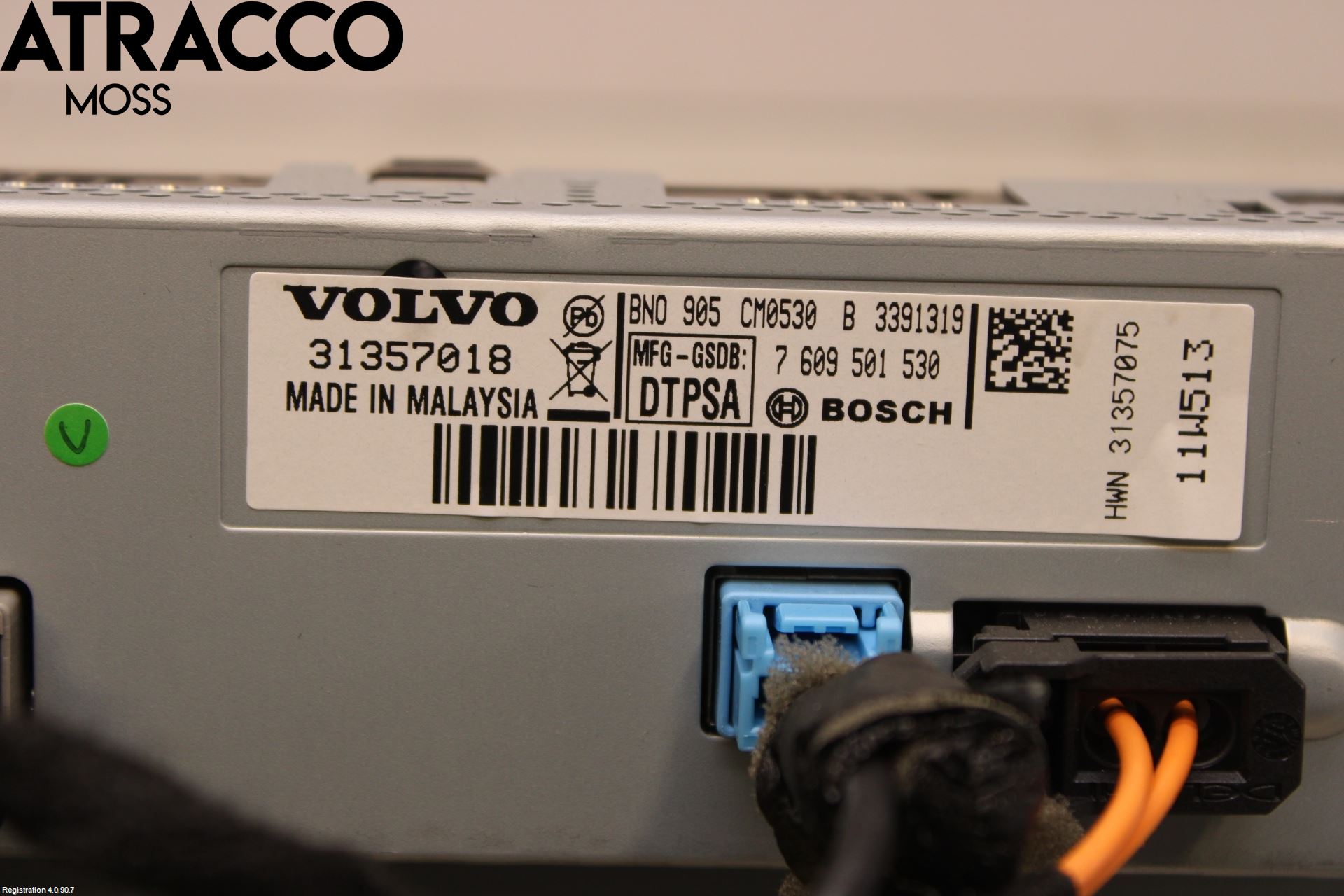 Volvo V60 11-13 Multifunktionsdisplay