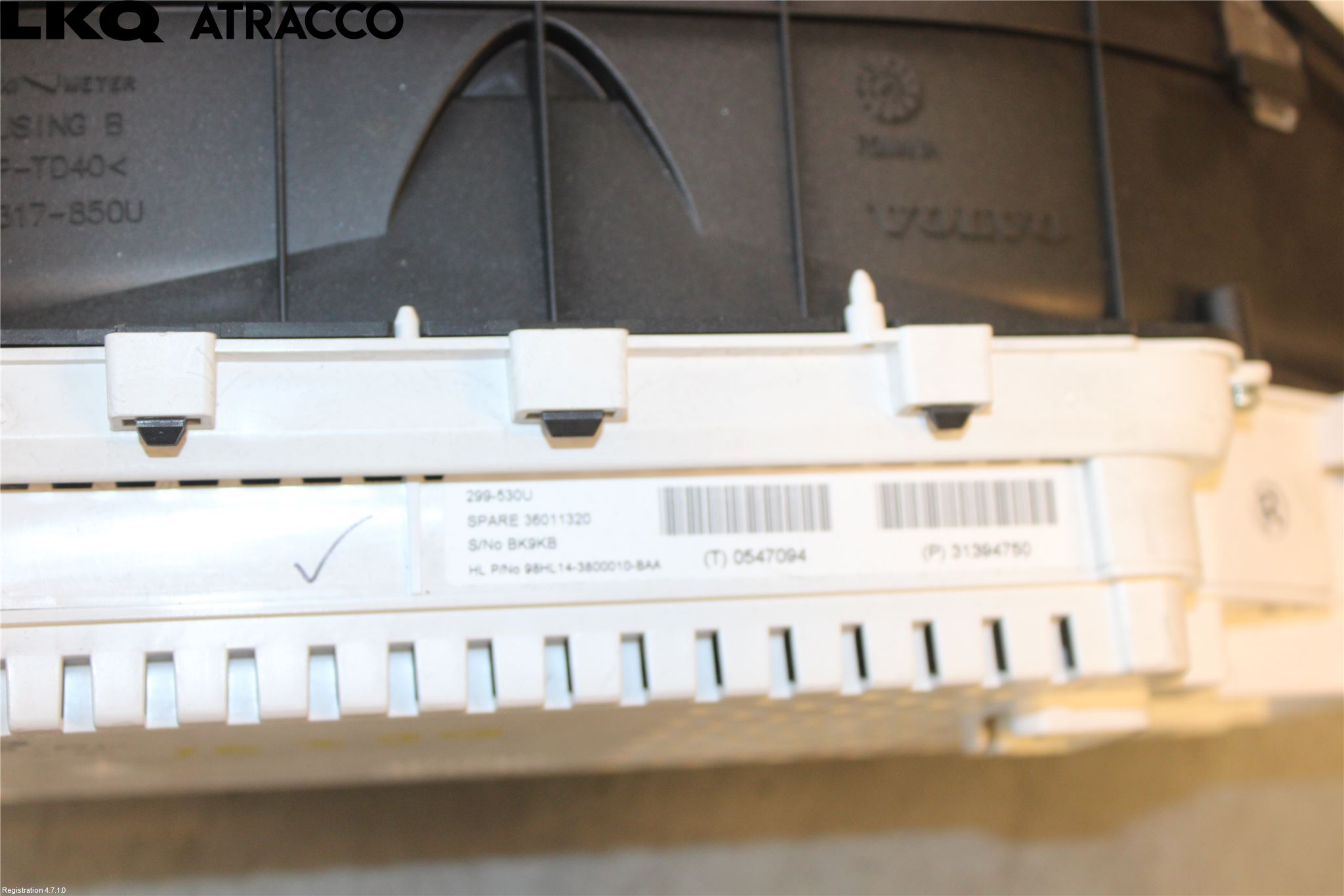 Volvo V60 11-13 Instr Kombinert