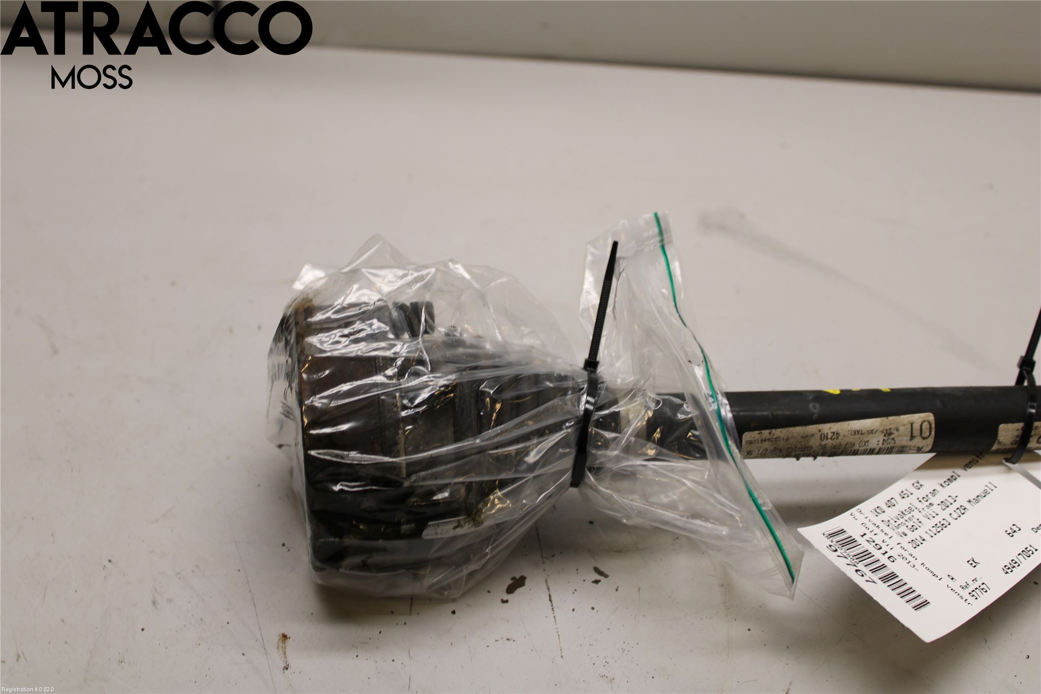 Volkswagen VW GOLF / E-GOLF VII 13-20 Drivaksel Foran Kompl Venstre