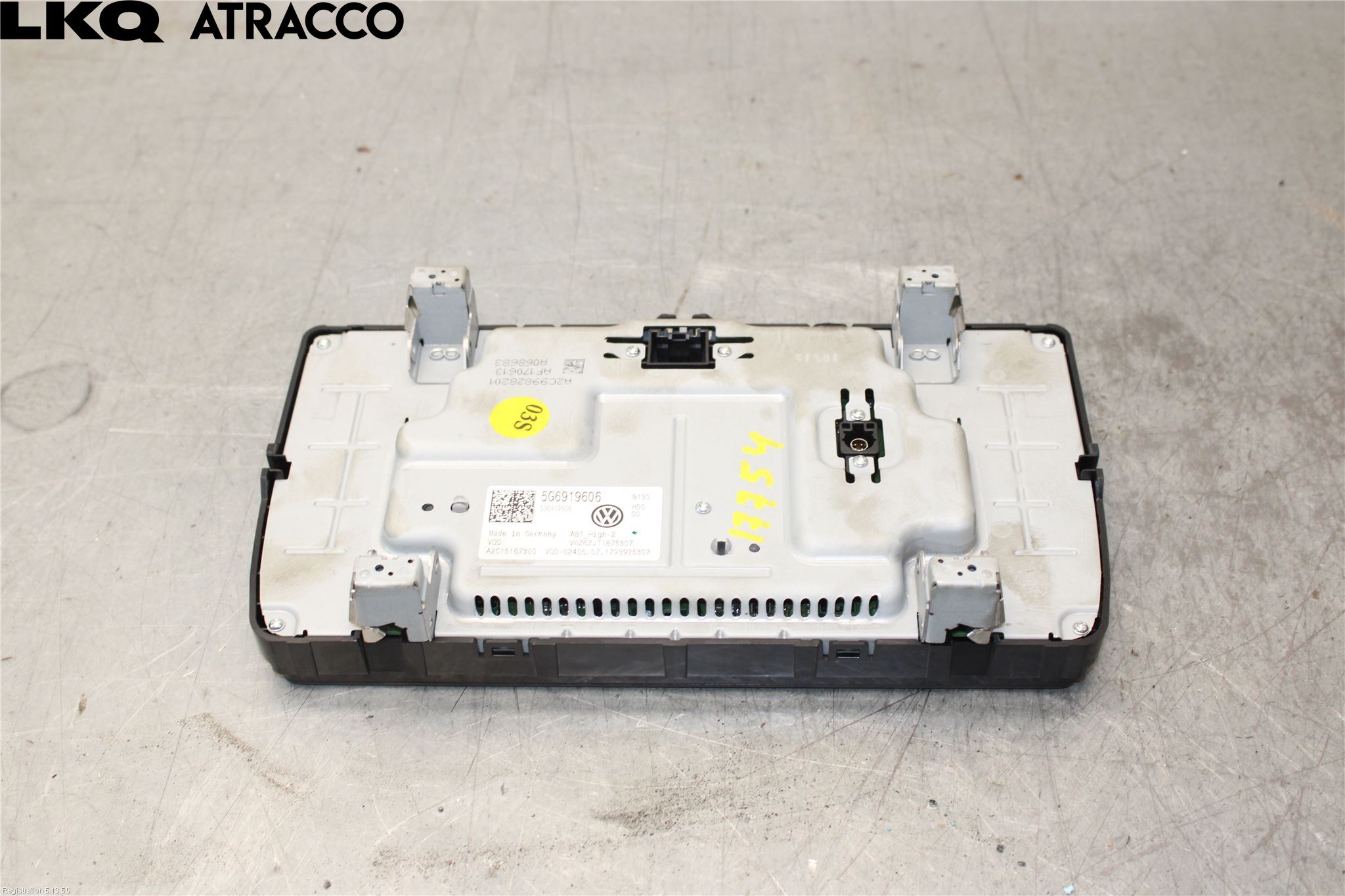 Volkswagen VW GOLF / E-GOLF VII 13-20 Multifunktionsdisplay