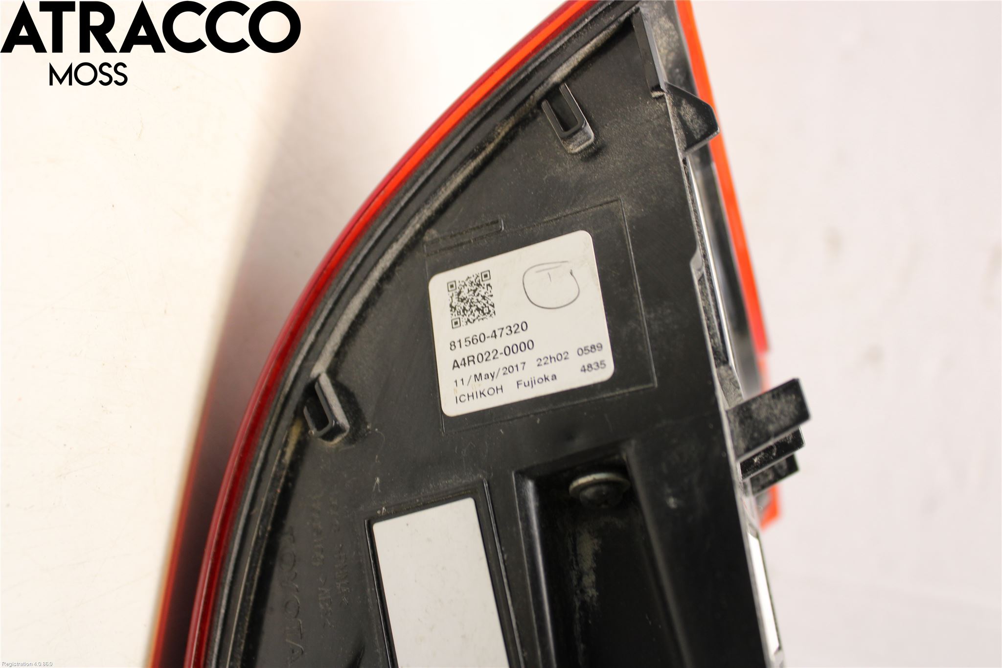 Toyota PRIUS (ZVW50) 16-21 Baklykt Venstre